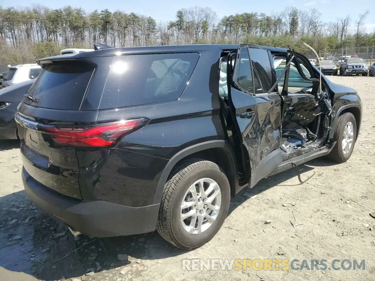 3 Фотография поврежденного автомобиля 1GNERFKW9PJ279511 CHEVROLET TRAVERSE 2023