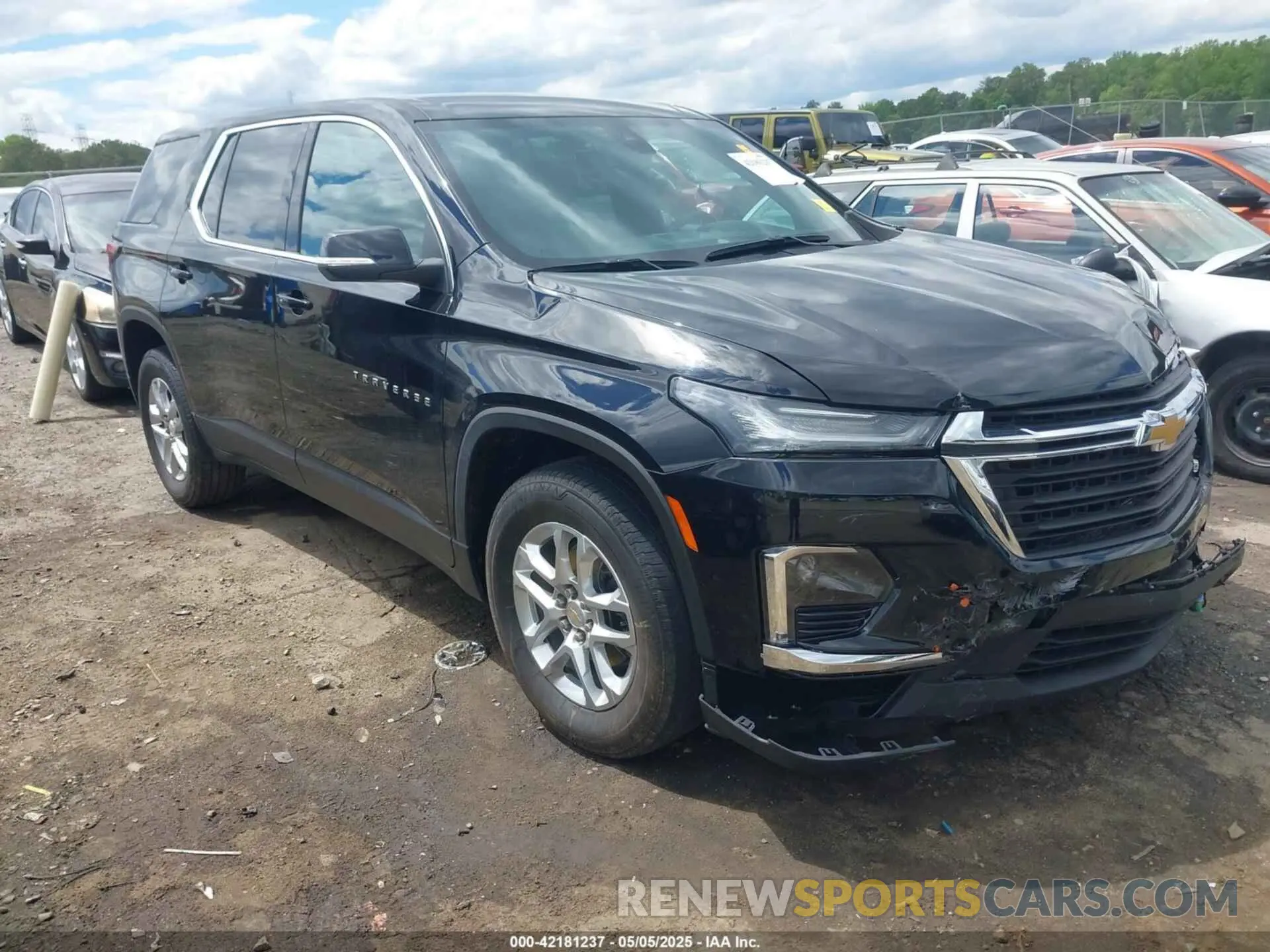 1 Photograph of a damaged car 1GNERFKW9PJ319344 CHEVROLET TRAVERSE 2023