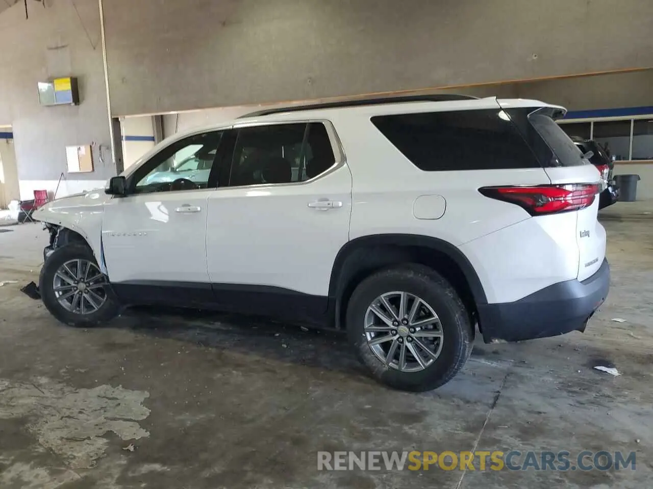 2 Photograph of a damaged car 1GNERGKW0PJ228601 CHEVROLET TRAVERSE 2023