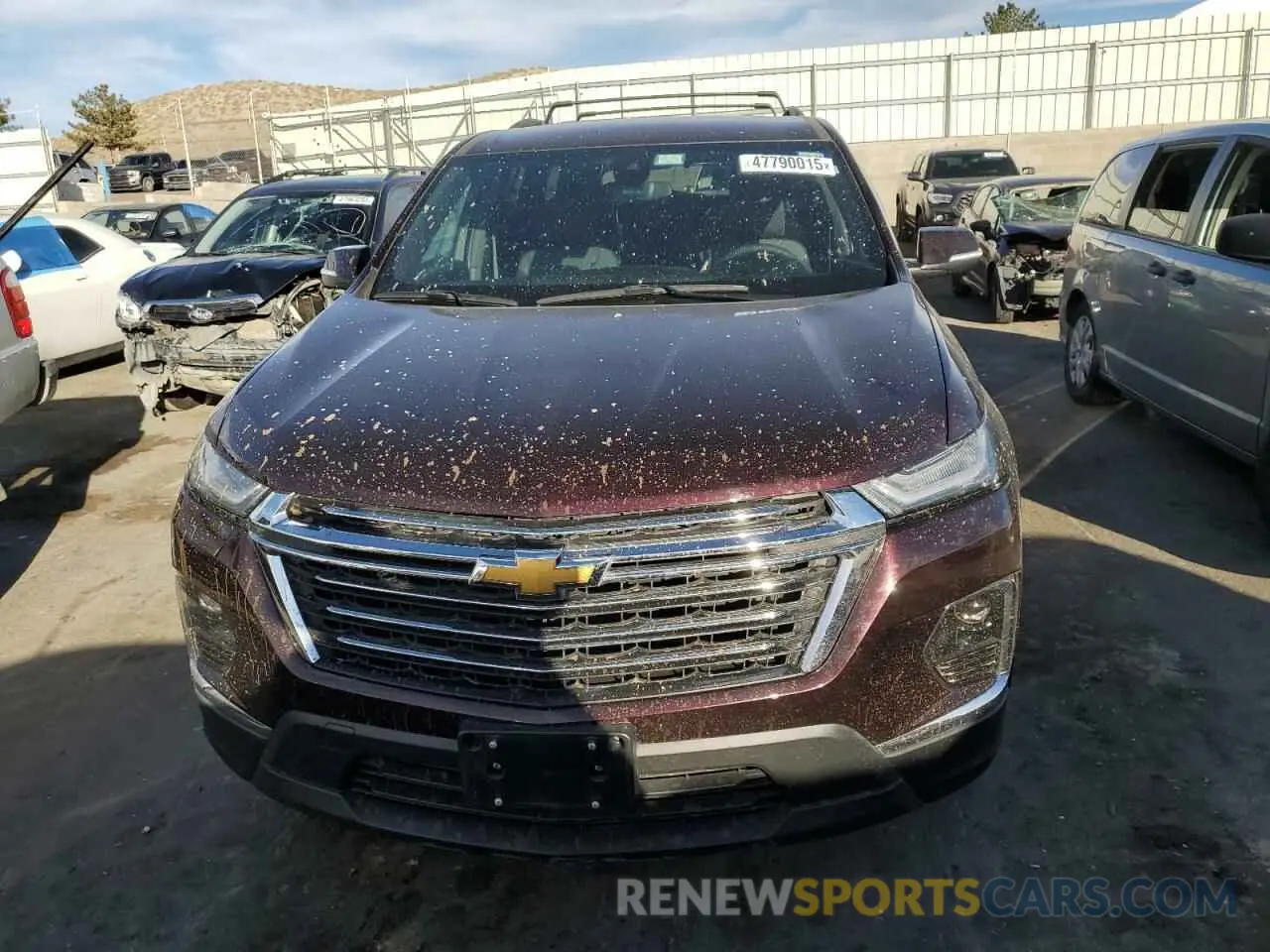 5 Photograph of a damaged car 1GNERGKW4PJ216578 CHEVROLET TRAVERSE 2023