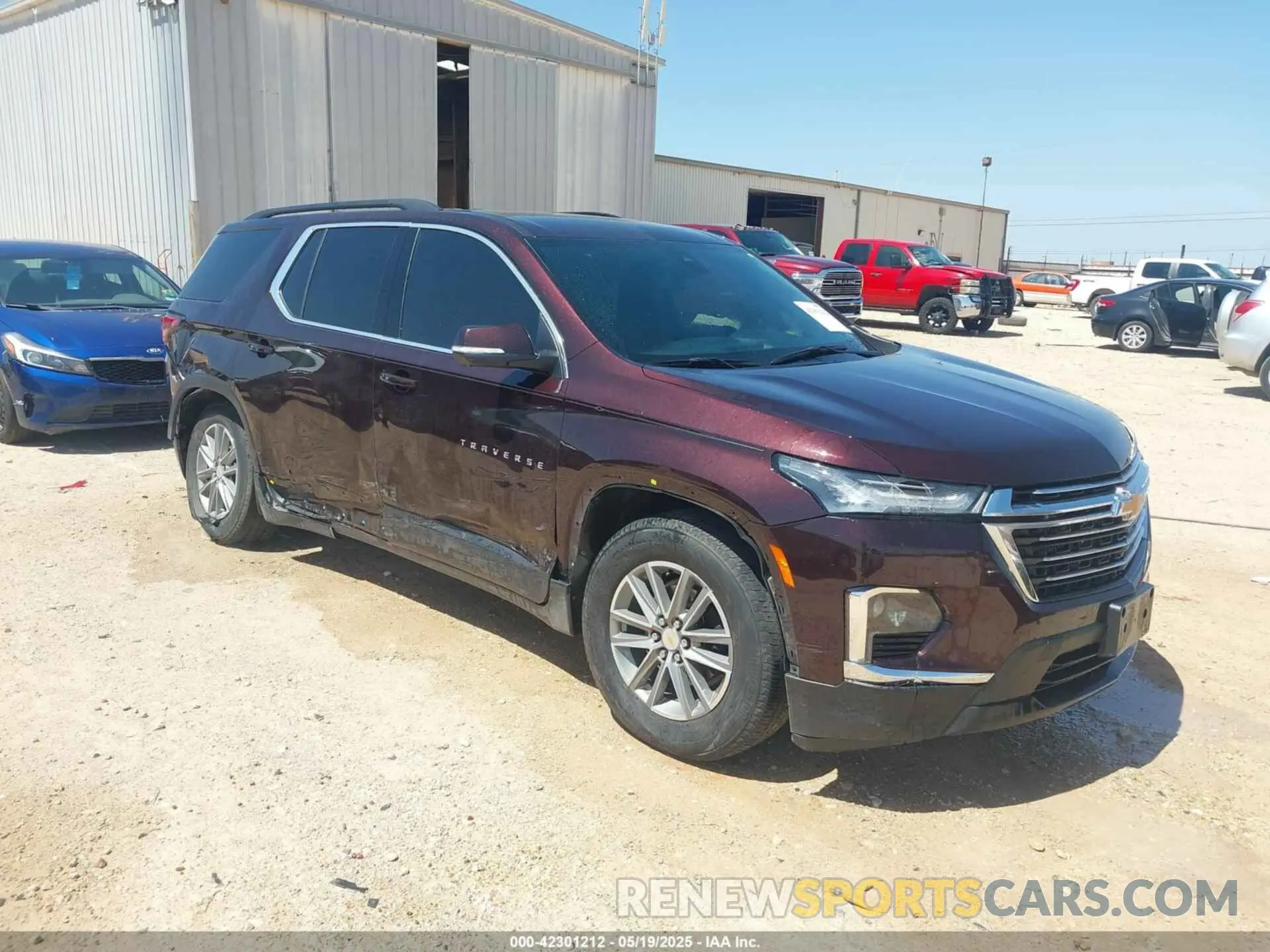 1 Фотография поврежденного автомобиля 1GNERGKW5PJ296957 CHEVROLET TRAVERSE 2023