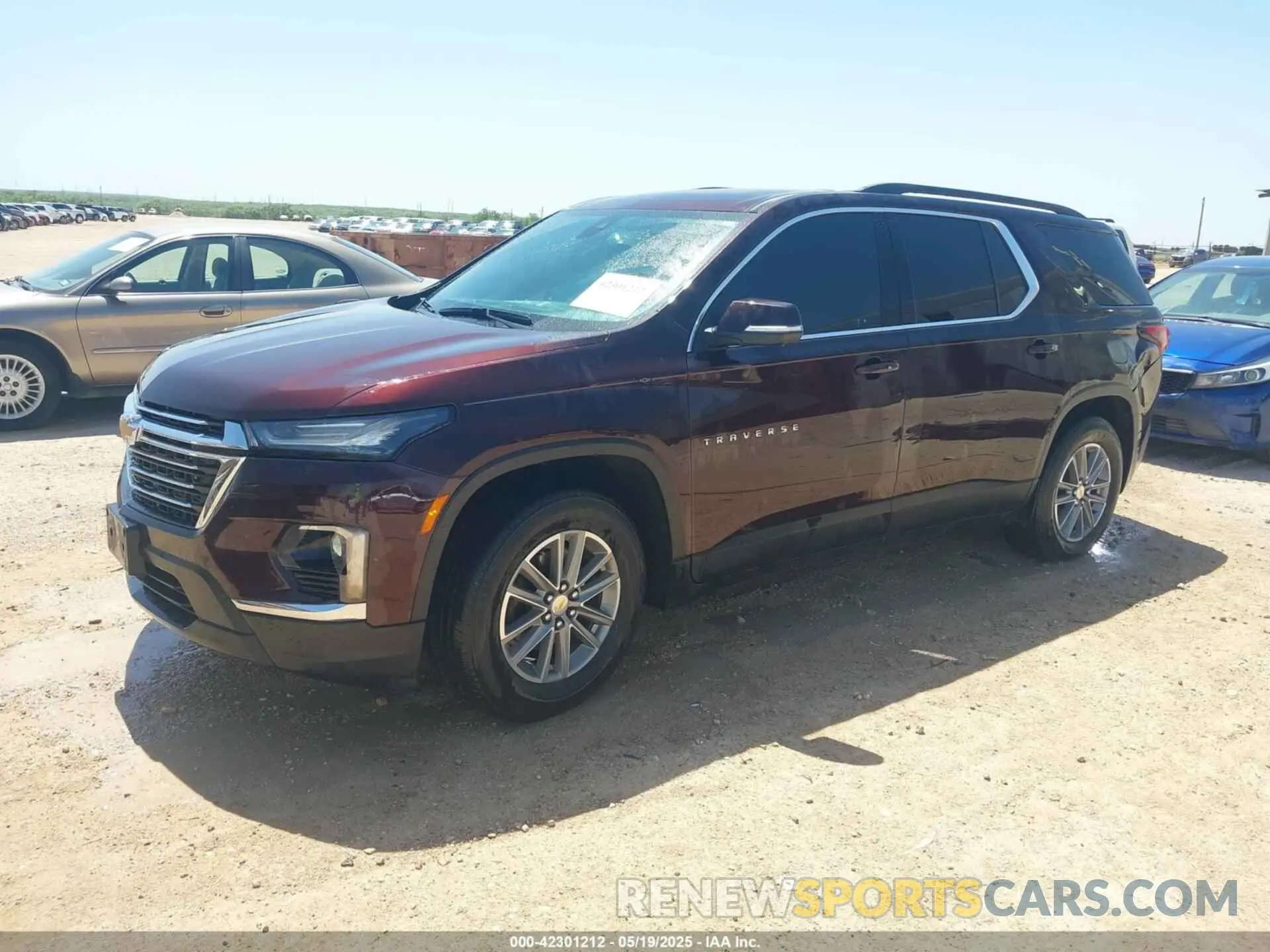 2 Фотография поврежденного автомобиля 1GNERGKW5PJ296957 CHEVROLET TRAVERSE 2023