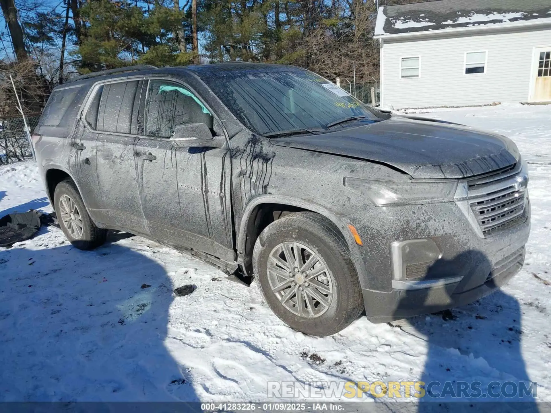 1 Photograph of a damaged car 1GNERGKW6PJ182496 CHEVROLET TRAVERSE 2023