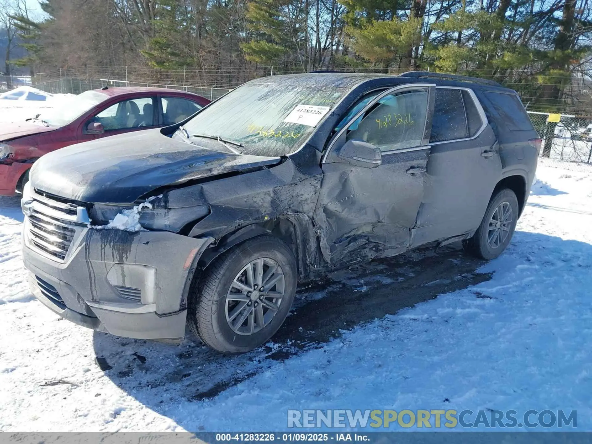 2 Photograph of a damaged car 1GNERGKW6PJ182496 CHEVROLET TRAVERSE 2023
