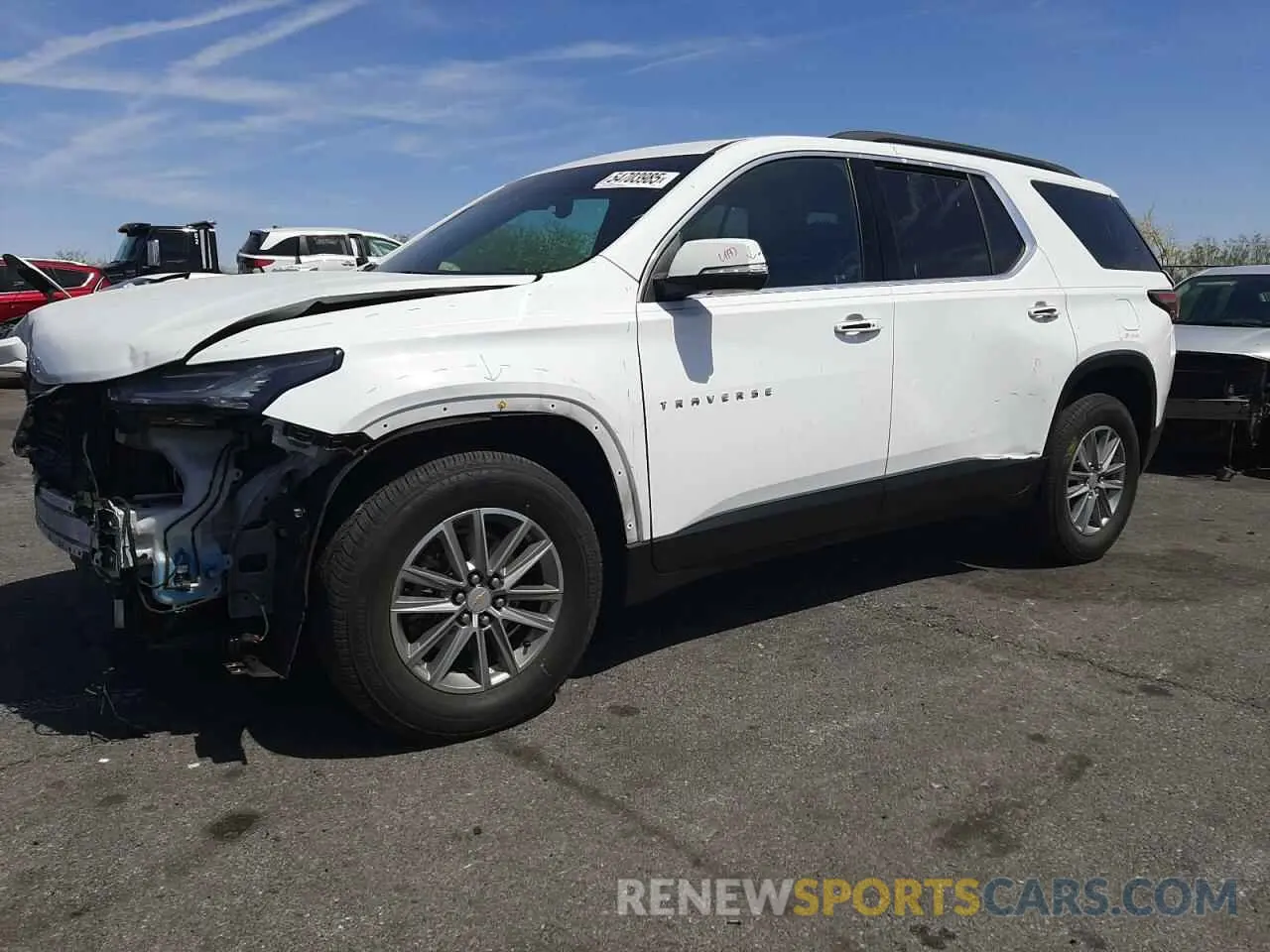 1 Фотография поврежденного автомобиля 1GNERGKW6PJ303351 CHEVROLET TRAVERSE 2023