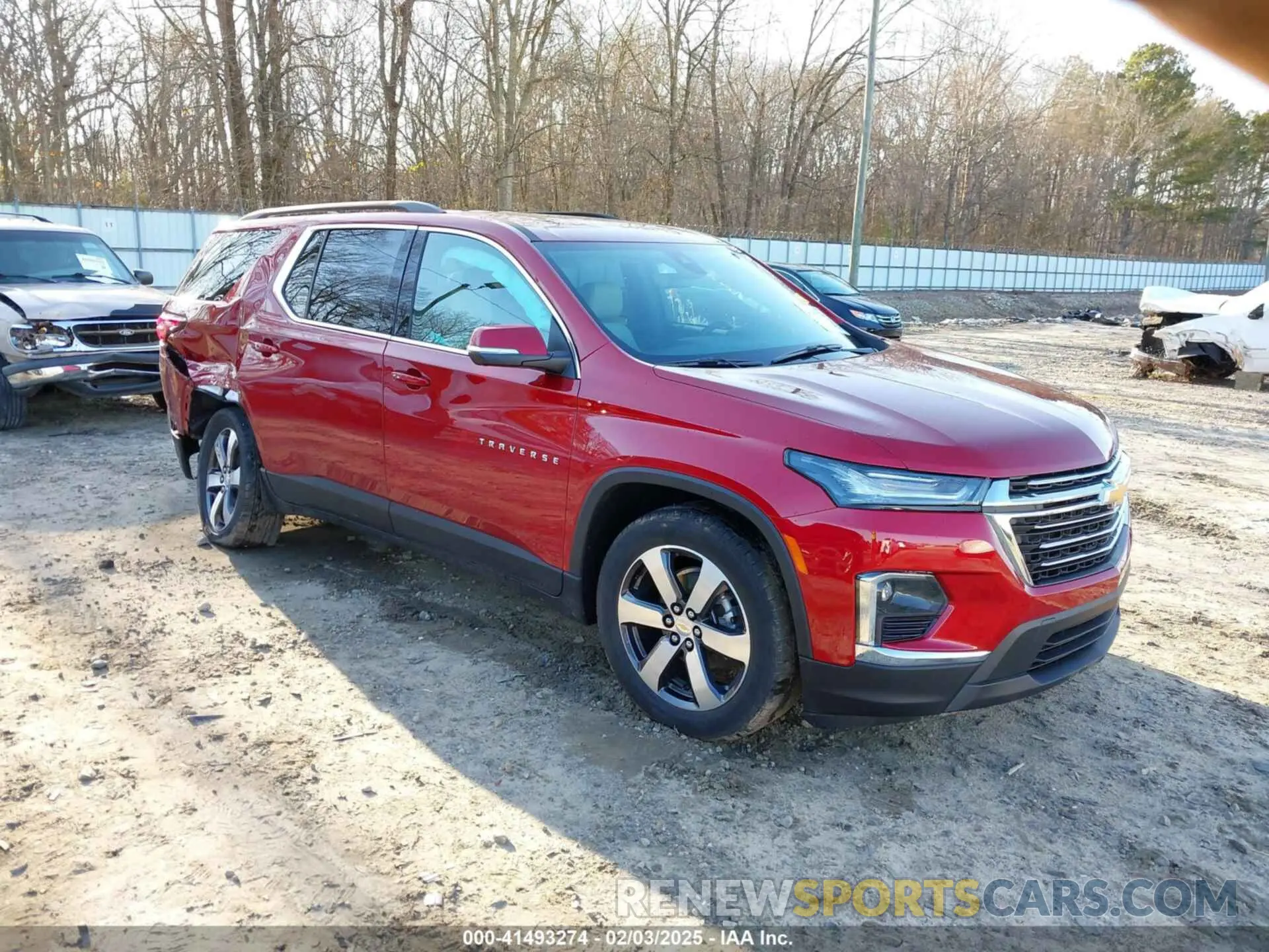 1 Photograph of a damaged car 1GNERHKW7PJ228732 CHEVROLET TRAVERSE 2023