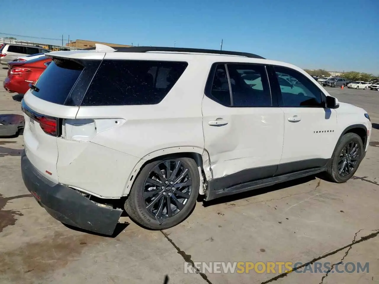 3 Фотография поврежденного автомобиля 1GNERJKW5PJ193132 CHEVROLET TRAVERSE 2023