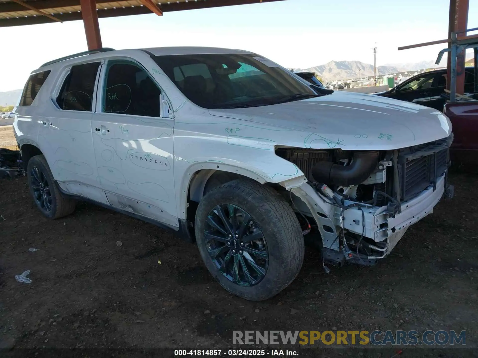 1 Фотография поврежденного автомобиля 1GNERJKW7PJ230813 CHEVROLET TRAVERSE 2023