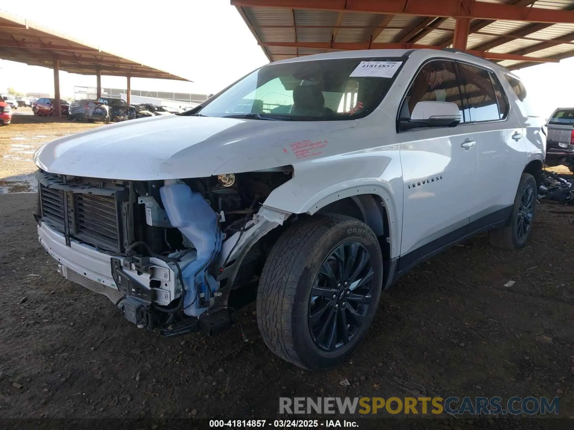 2 Фотография поврежденного автомобиля 1GNERJKW7PJ230813 CHEVROLET TRAVERSE 2023