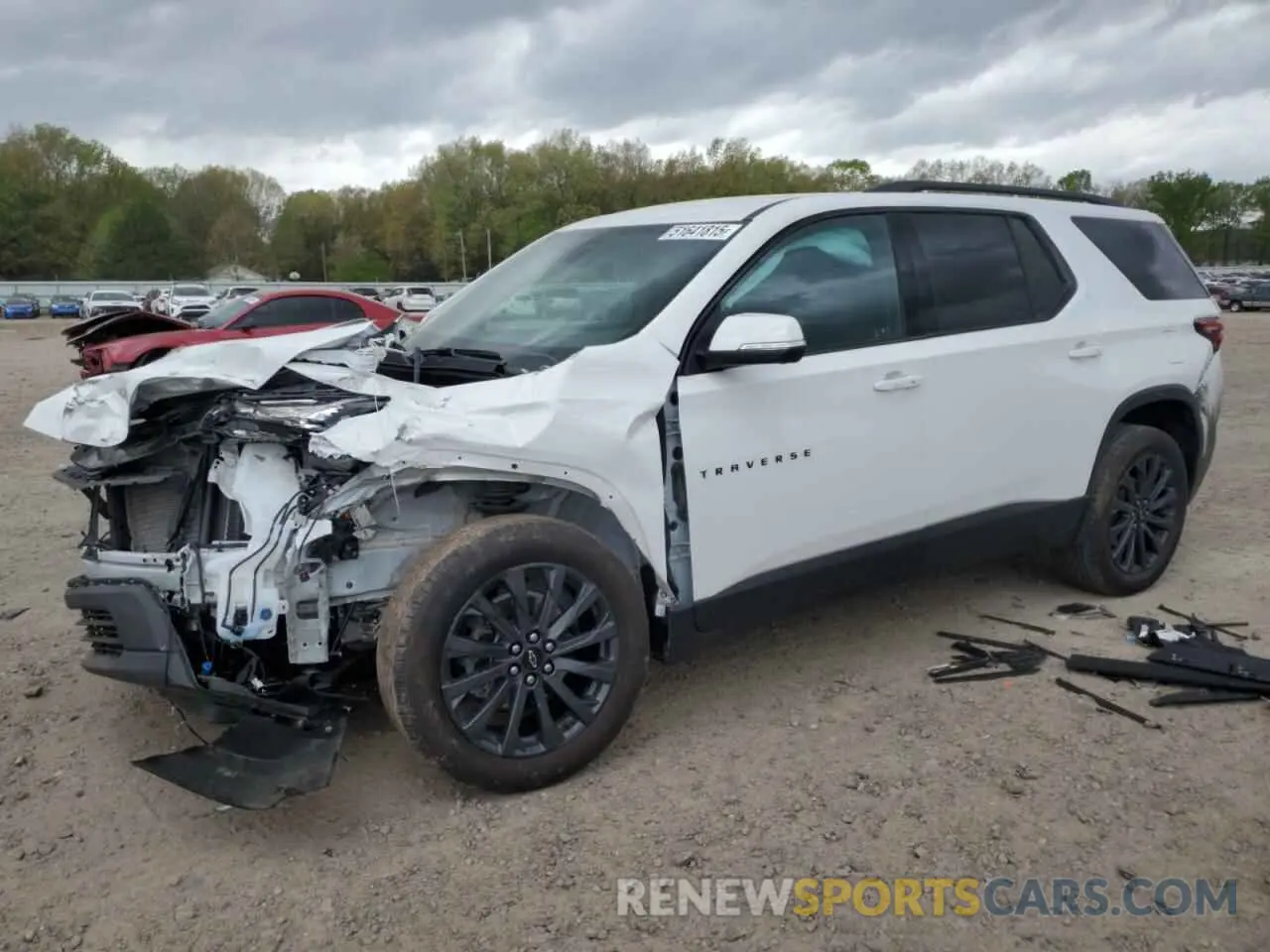 1 Photograph of a damaged car 1GNERJKW9PJ284386 CHEVROLET TRAVERSE 2023