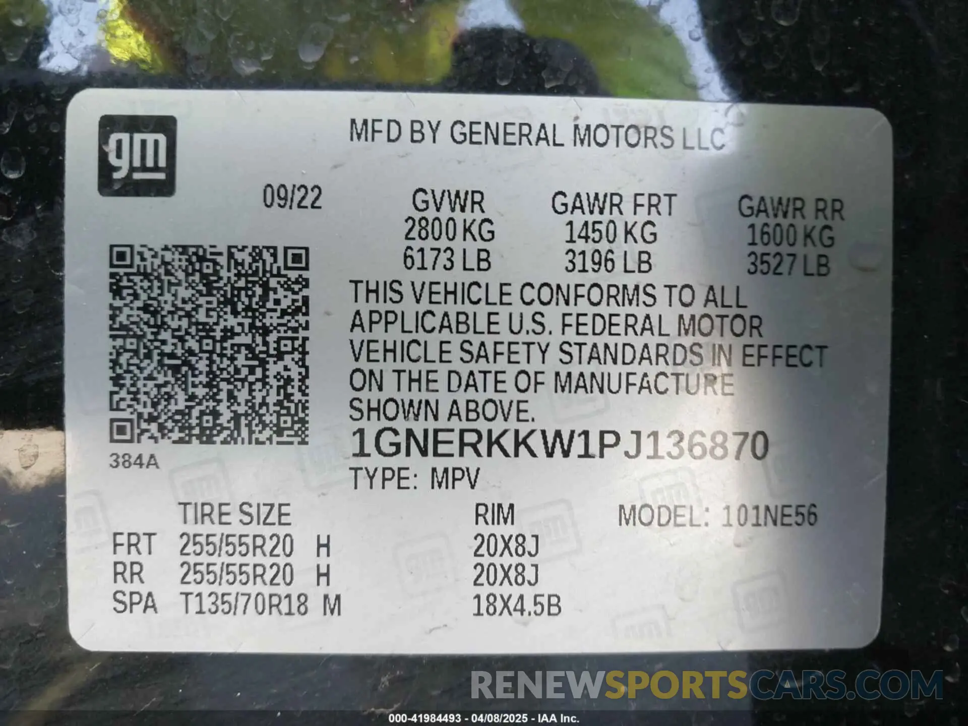 9 Фотография поврежденного автомобиля 1GNERKKW1PJ136870 CHEVROLET TRAVERSE 2023
