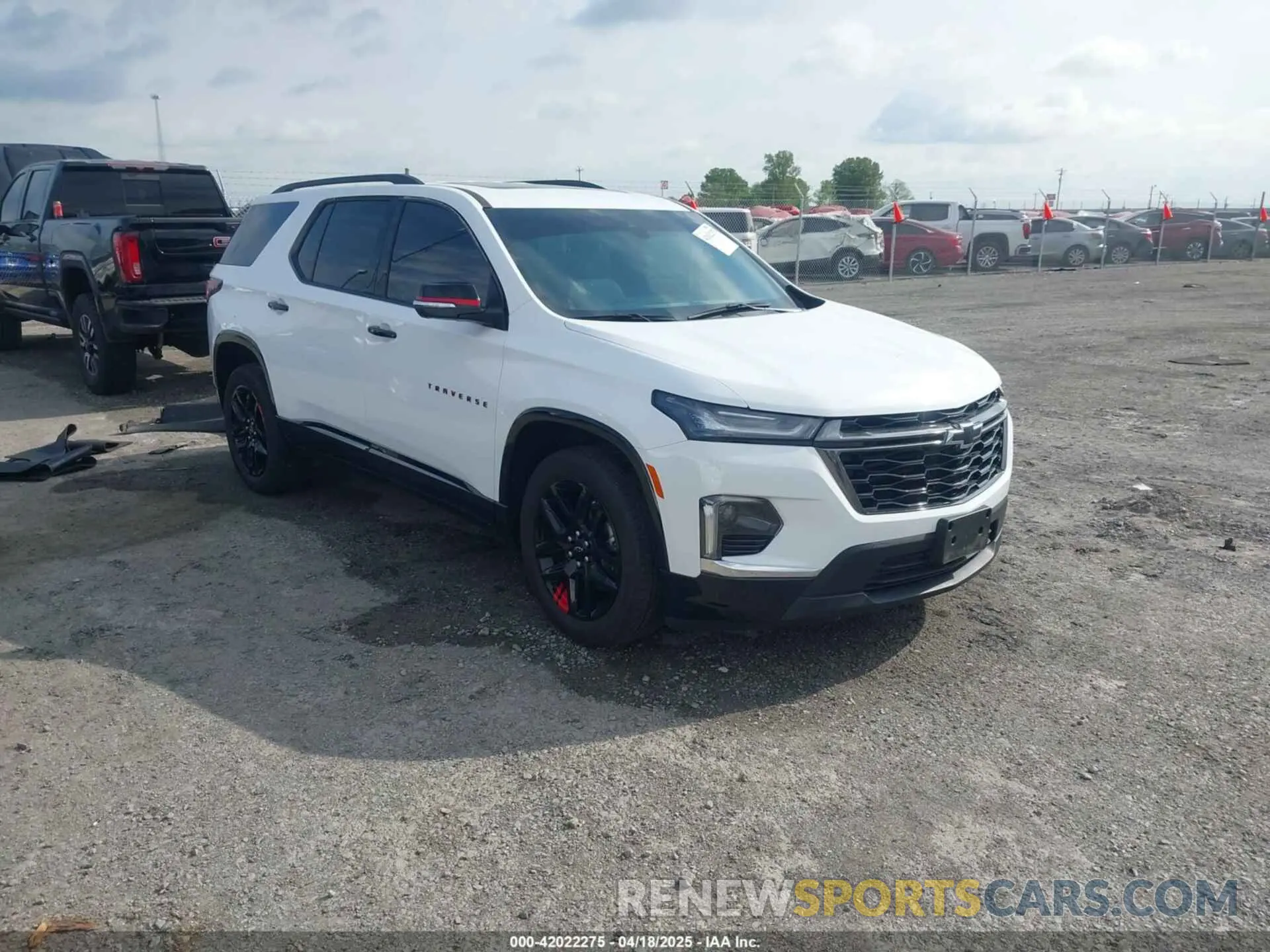 1 Photograph of a damaged car 1GNERKKW1PJ301414 CHEVROLET TRAVERSE 2023