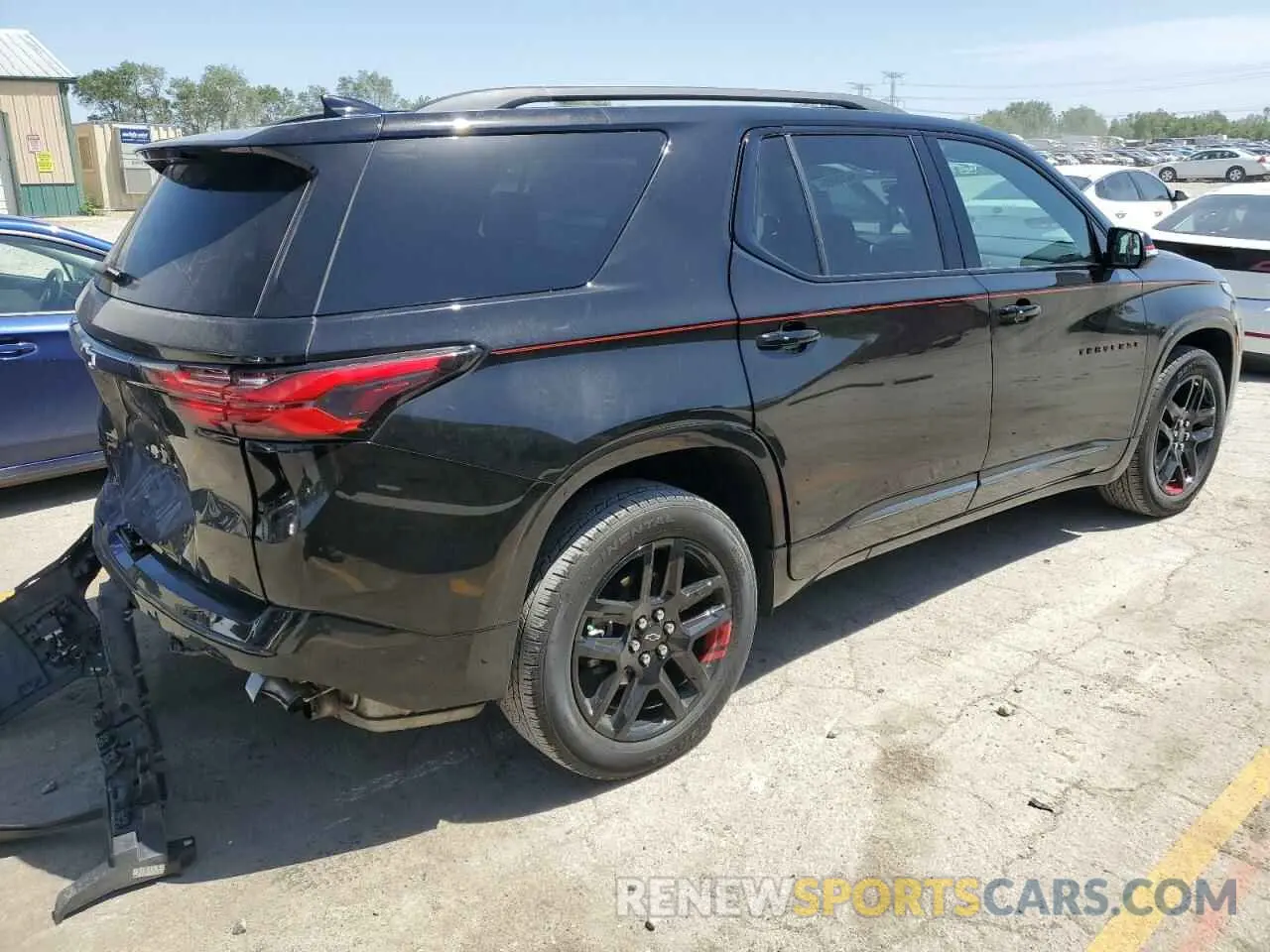 3 Photograph of a damaged car 1GNERKKW7PJ191520 CHEVROLET TRAVERSE 2023