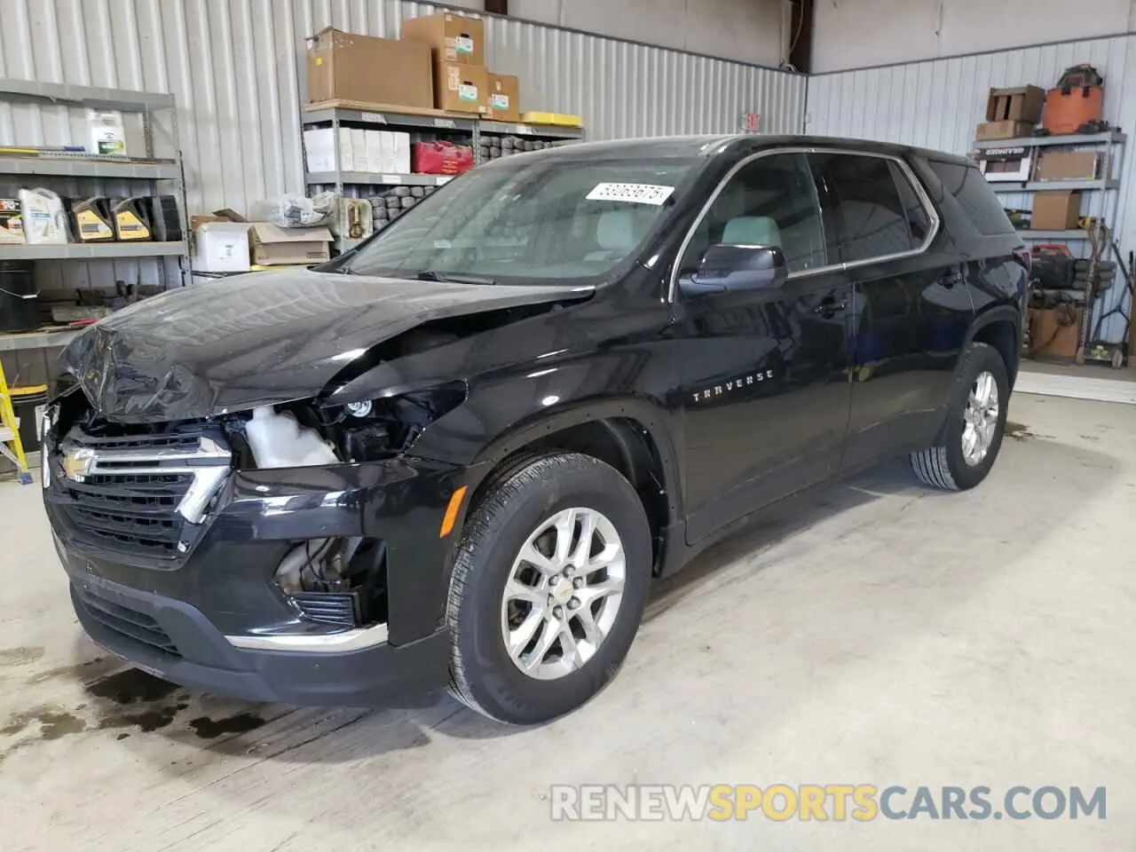 1 Photograph of a damaged car 1GNEVFKW6PJ205507 CHEVROLET TRAVERSE 2023