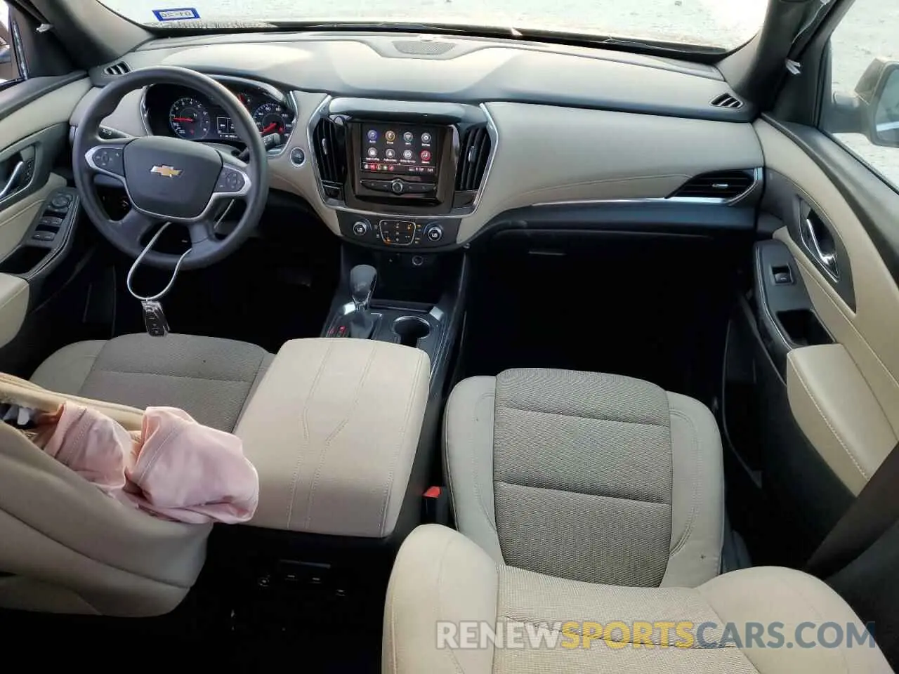 8 Фотография поврежденного автомобиля 1GNEVFKW7PJ334503 CHEVROLET TRAVERSE 2023