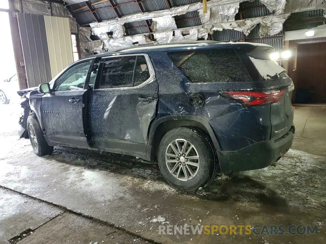 2 Фотография поврежденного автомобиля 1GNEVGKW4PJ106996 CHEVROLET TRAVERSE 2023