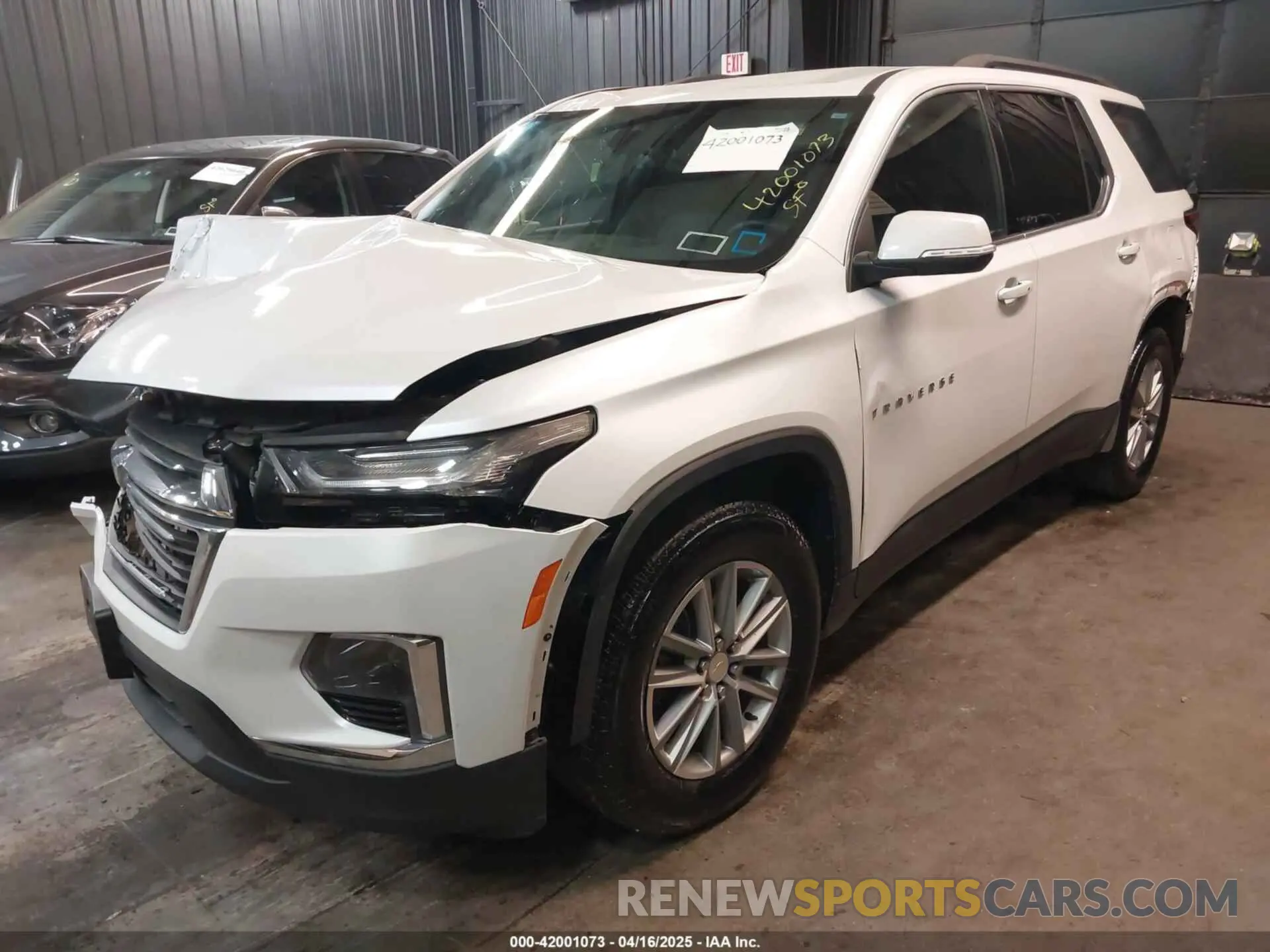 2 Photograph of a damaged car 1GNEVGKW4PJ332410 CHEVROLET TRAVERSE 2023