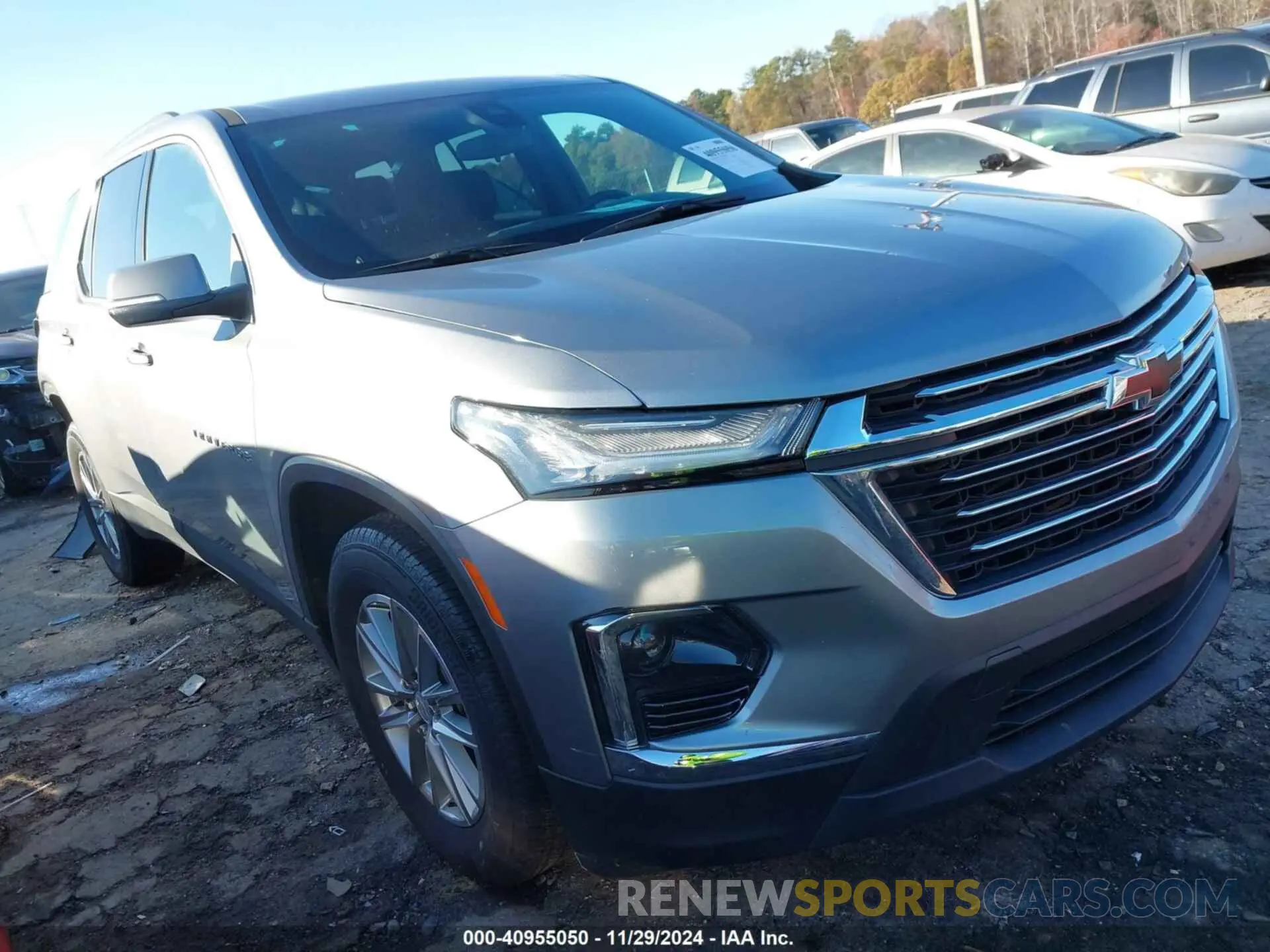 1 Photograph of a damaged car 1GNEVGKW5PJ324851 CHEVROLET TRAVERSE 2023