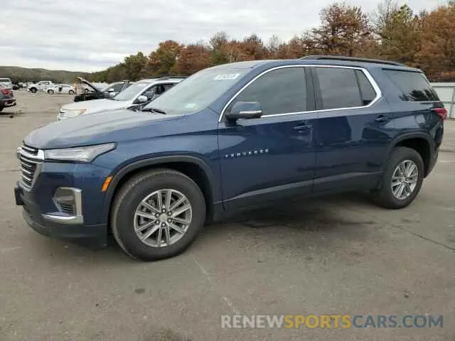 1 Photograph of a damaged car 1GNEVGKW8PJ162858 CHEVROLET TRAVERSE 2023