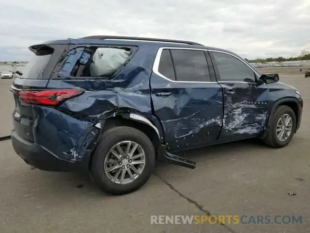 3 Photograph of a damaged car 1GNEVGKW8PJ162858 CHEVROLET TRAVERSE 2023