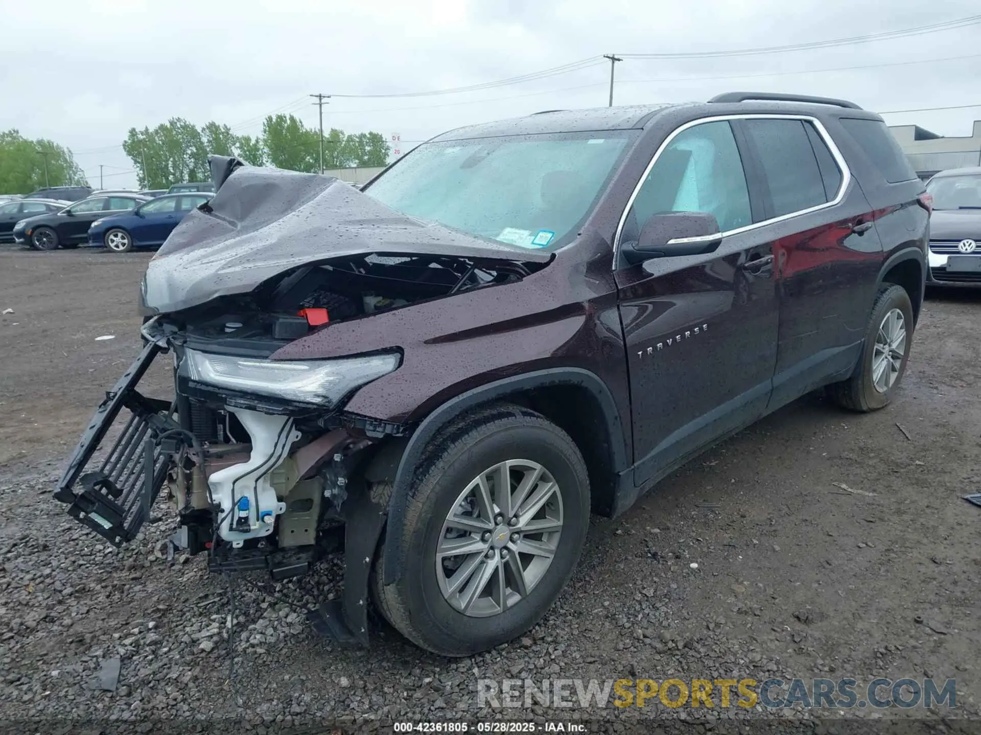 2 Фотография поврежденного автомобиля 1GNEVGKW8PJ269022 CHEVROLET TRAVERSE 2023