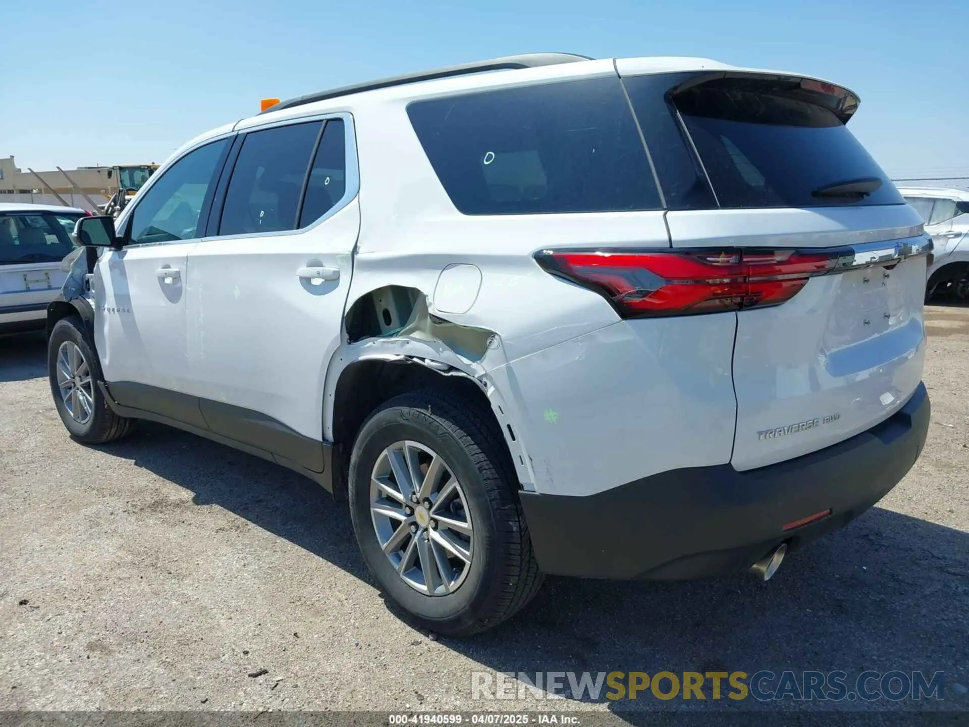 3 Photograph of a damaged car 1GNEVGKWXPJ226057 CHEVROLET TRAVERSE 2023