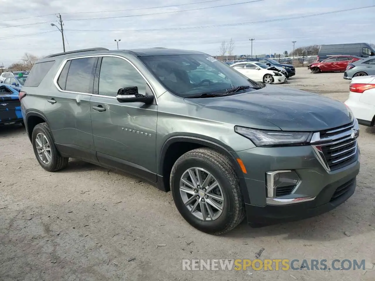 4 Photograph of a damaged car 1GNEVHKW1PJ169690 CHEVROLET TRAVERSE 2023