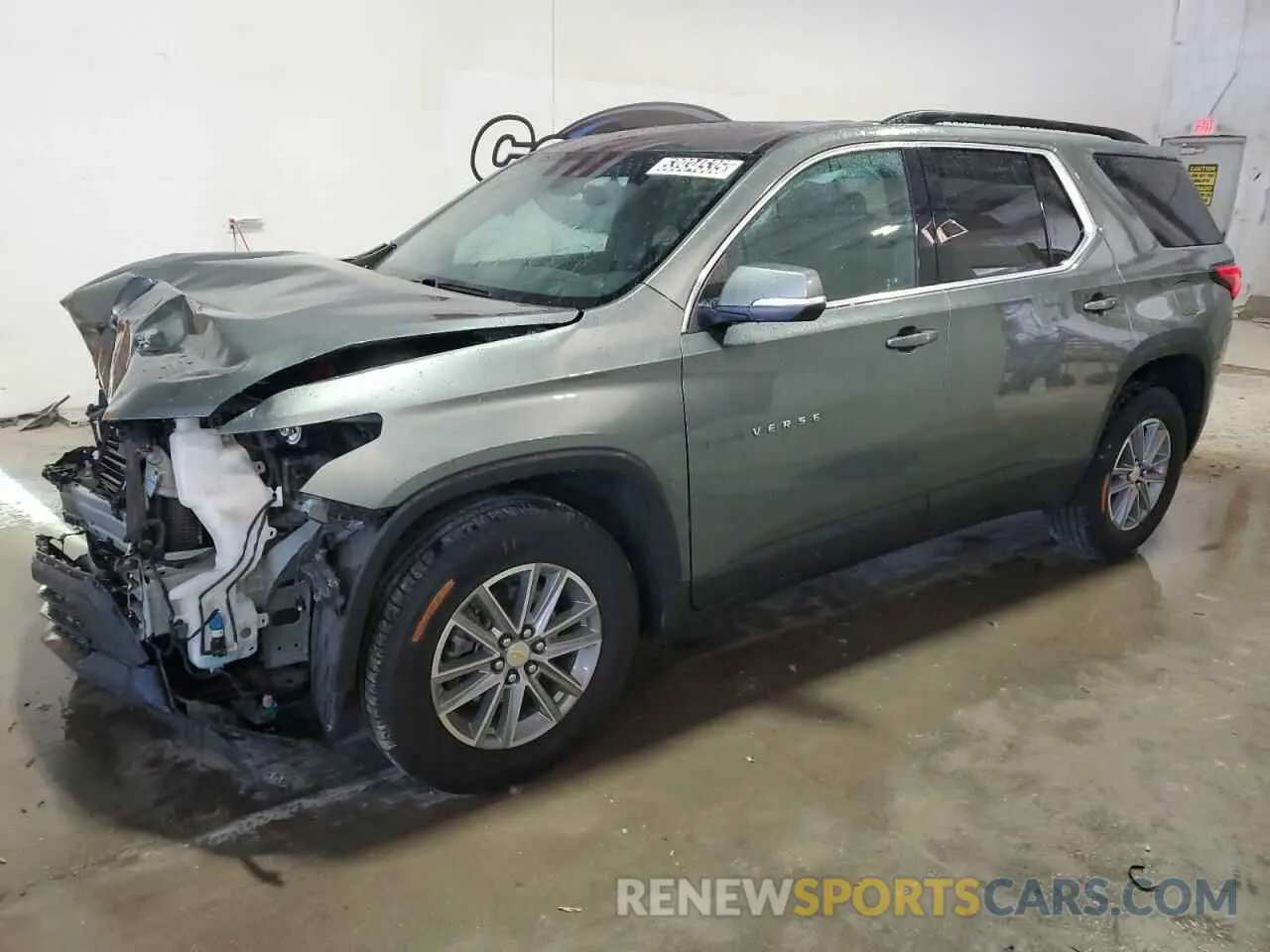 1 Photograph of a damaged car 1GNEVHKW4PJ231163 CHEVROLET TRAVERSE 2023