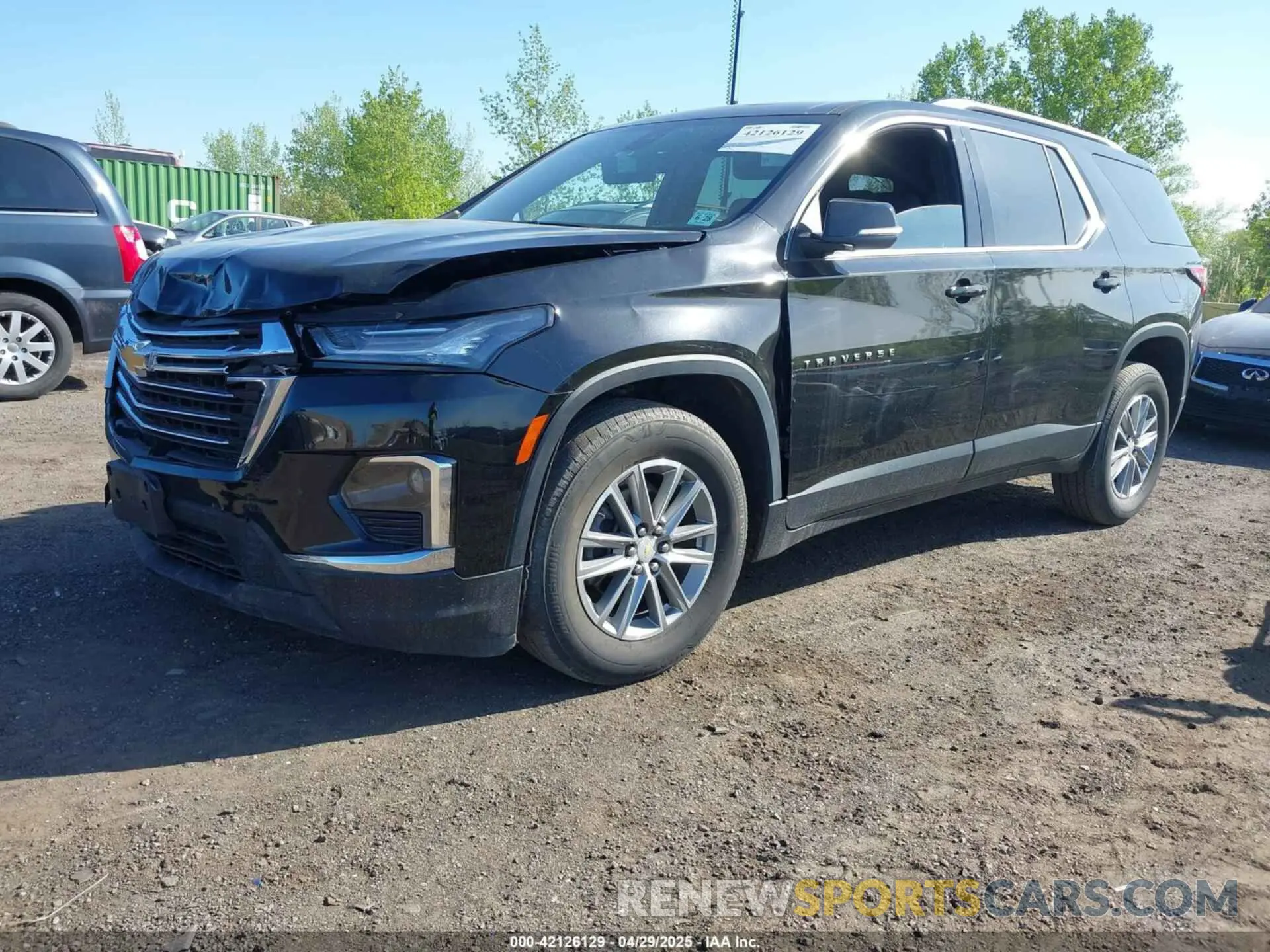 2 Photograph of a damaged car 1GNEVHKW6PJ184282 CHEVROLET TRAVERSE 2023
