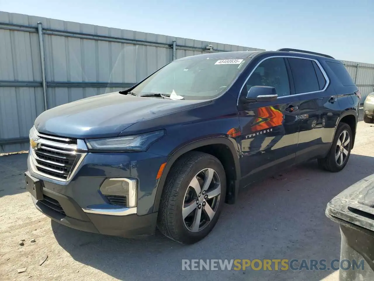 1 Photograph of a damaged car 1GNEVHKW6PJ217961 CHEVROLET TRAVERSE 2023