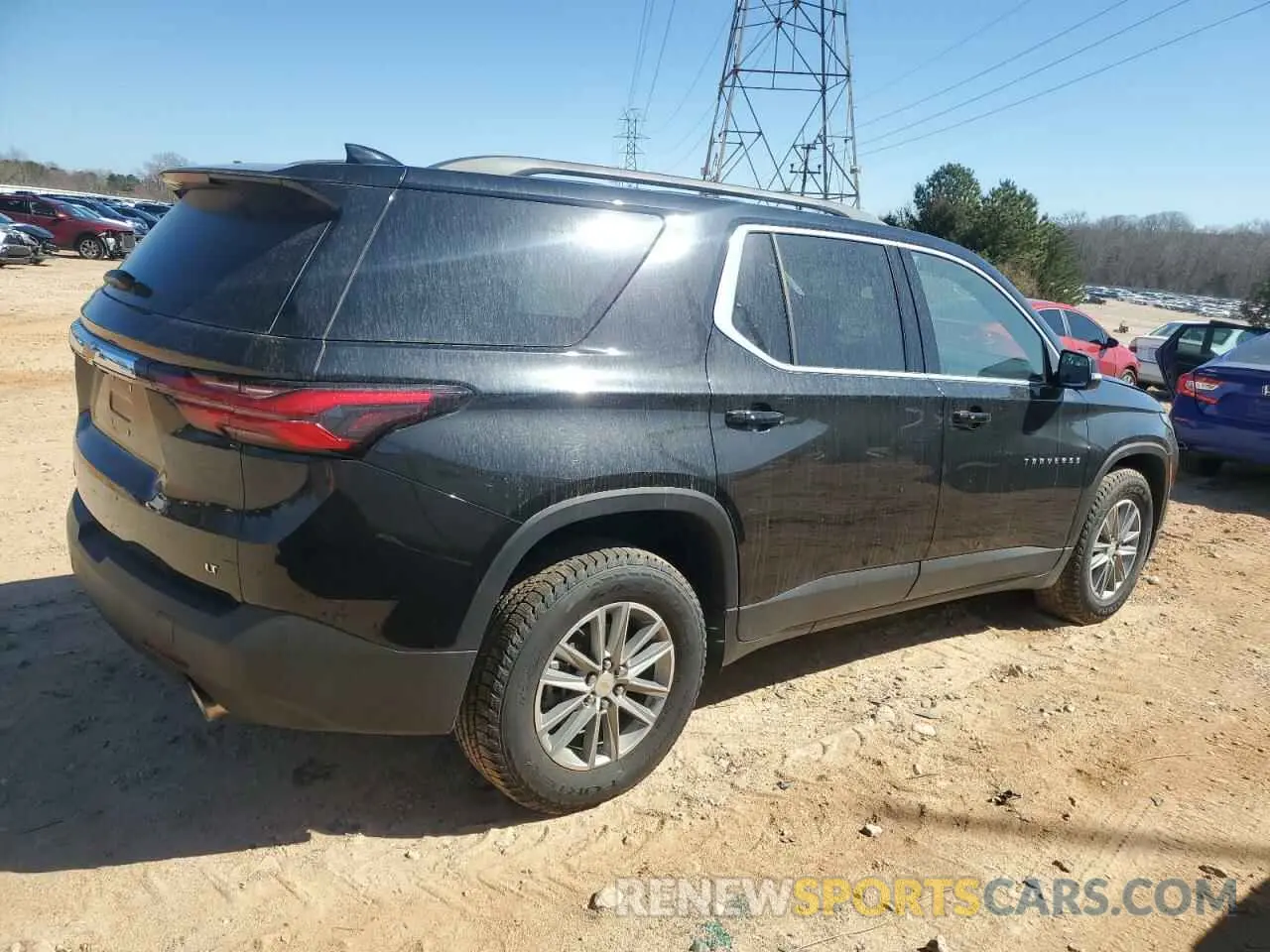 3 Фотография поврежденного автомобиля 1GNEVHKWXPJ282778 CHEVROLET TRAVERSE 2023