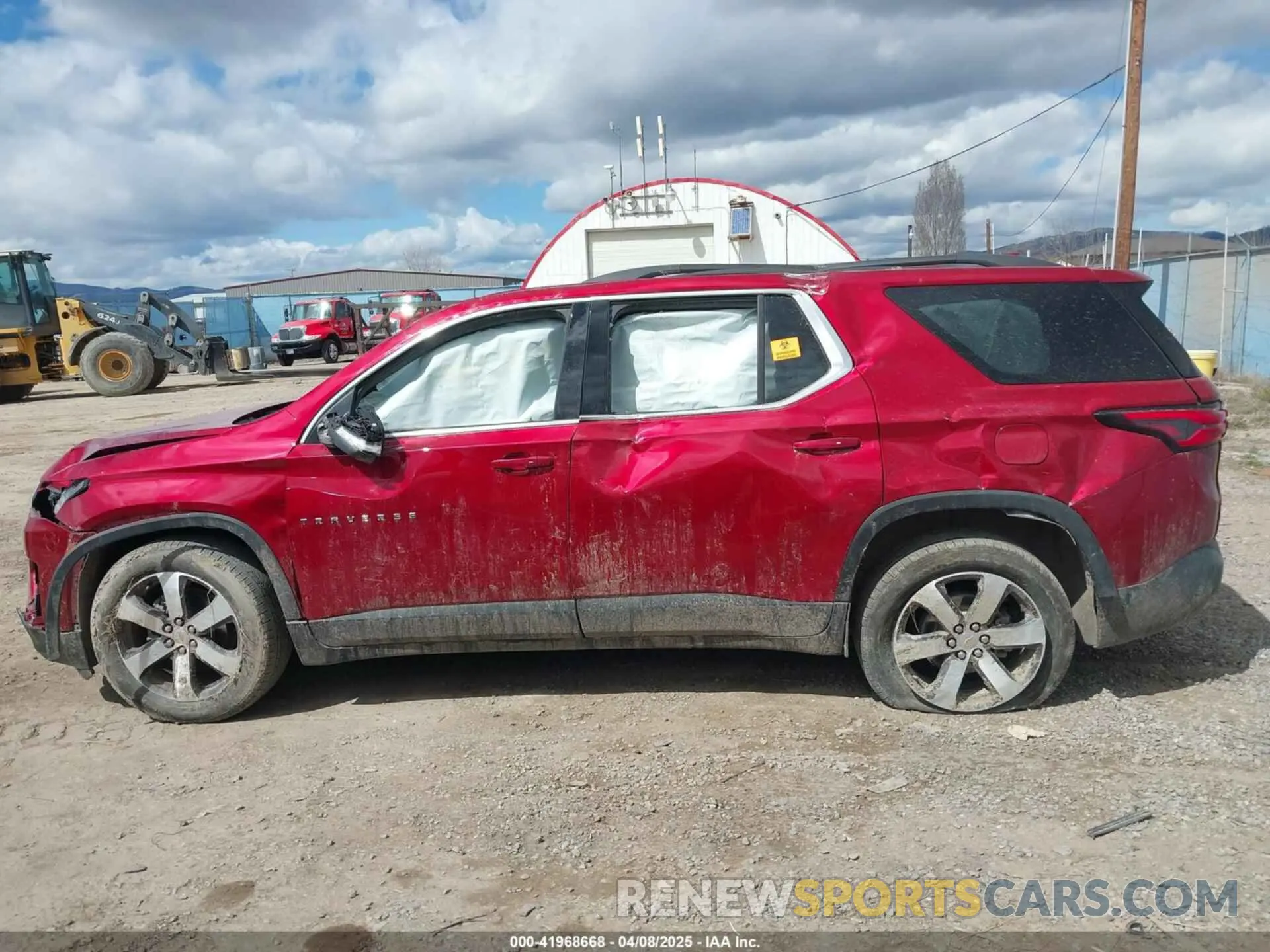 14 Фотография поврежденного автомобиля 1GNEVHKWXPJ298401 CHEVROLET TRAVERSE 2023