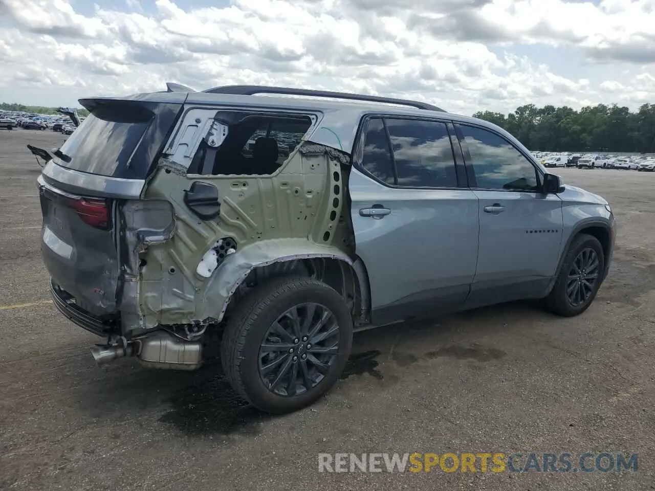 3 Photograph of a damaged car 1GNEVJKW3PJ339894 CHEVROLET TRAVERSE 2023