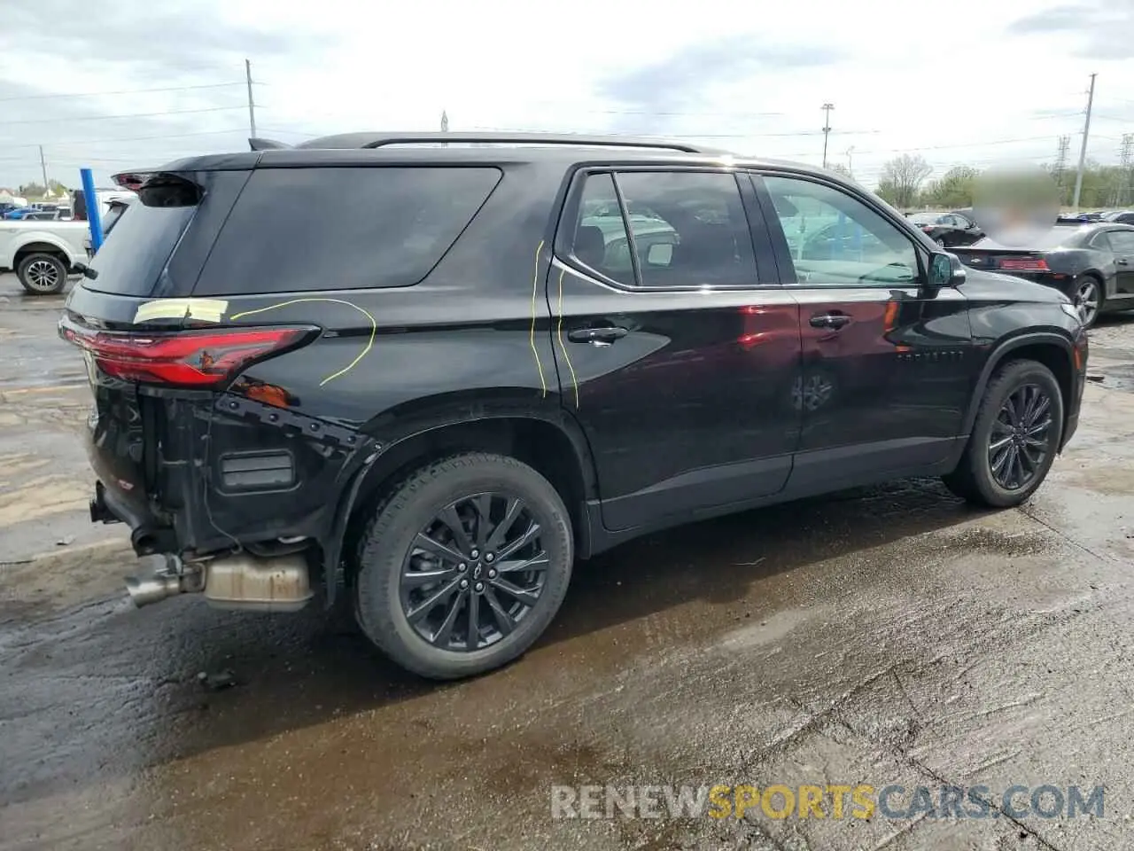 3 Photograph of a damaged car 1GNEVJKW9PJ144432 CHEVROLET TRAVERSE 2023