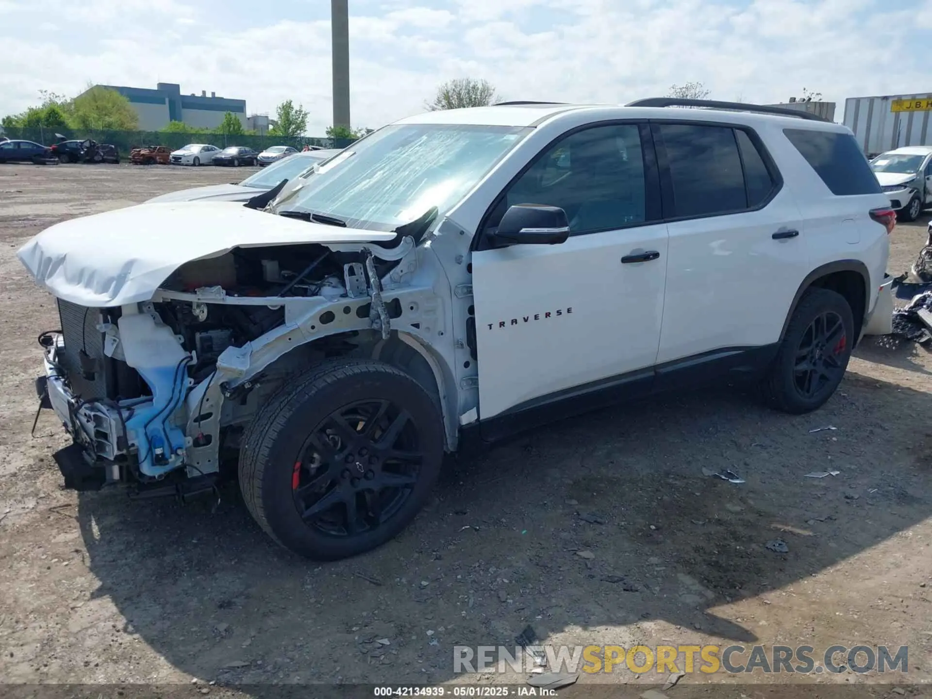 2 Photograph of a damaged car 1GNEVKKW2PJ257838 CHEVROLET TRAVERSE 2023