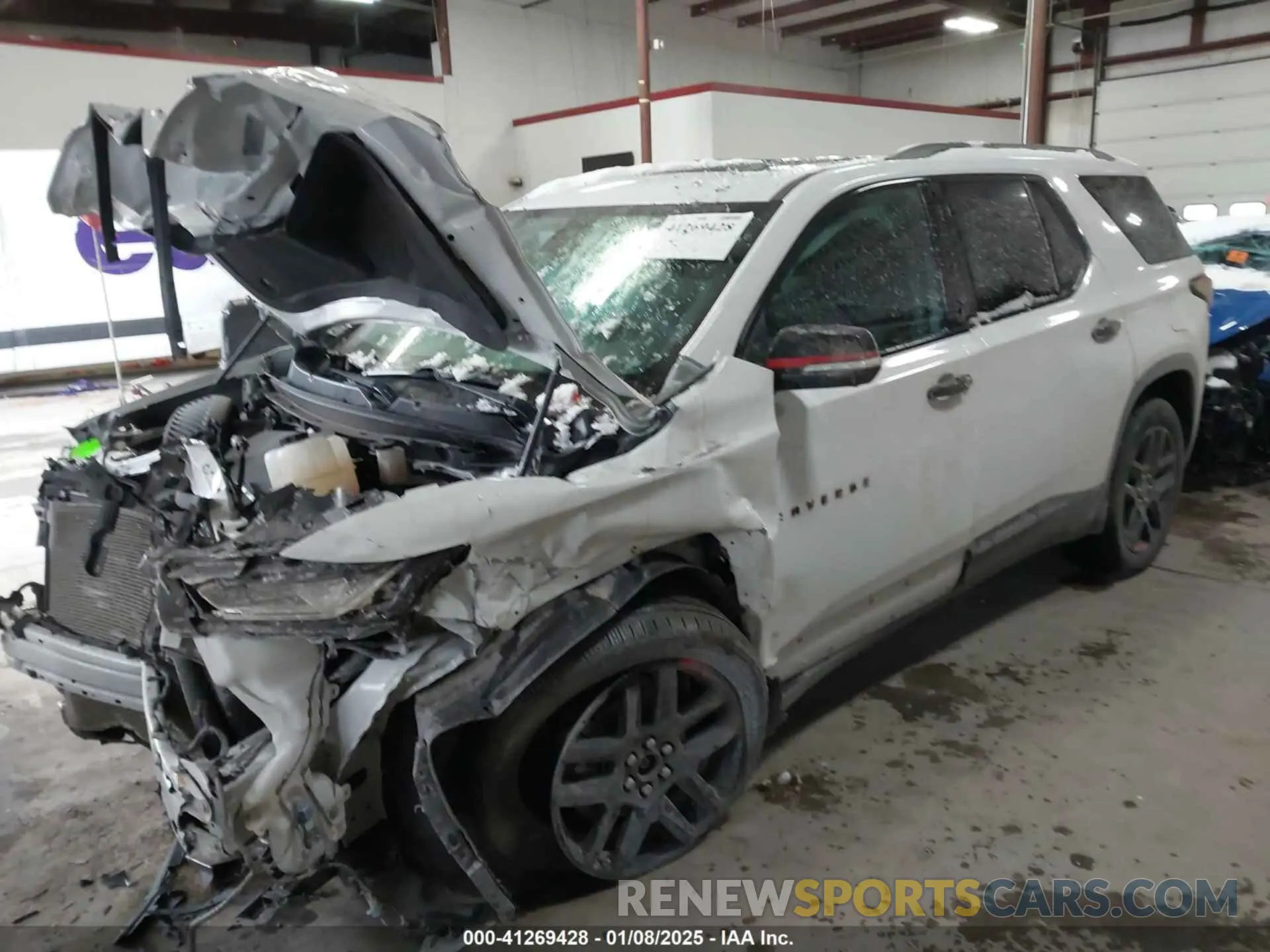 2 Photograph of a damaged car 1GNEVKKW4PJ305307 CHEVROLET TRAVERSE 2023