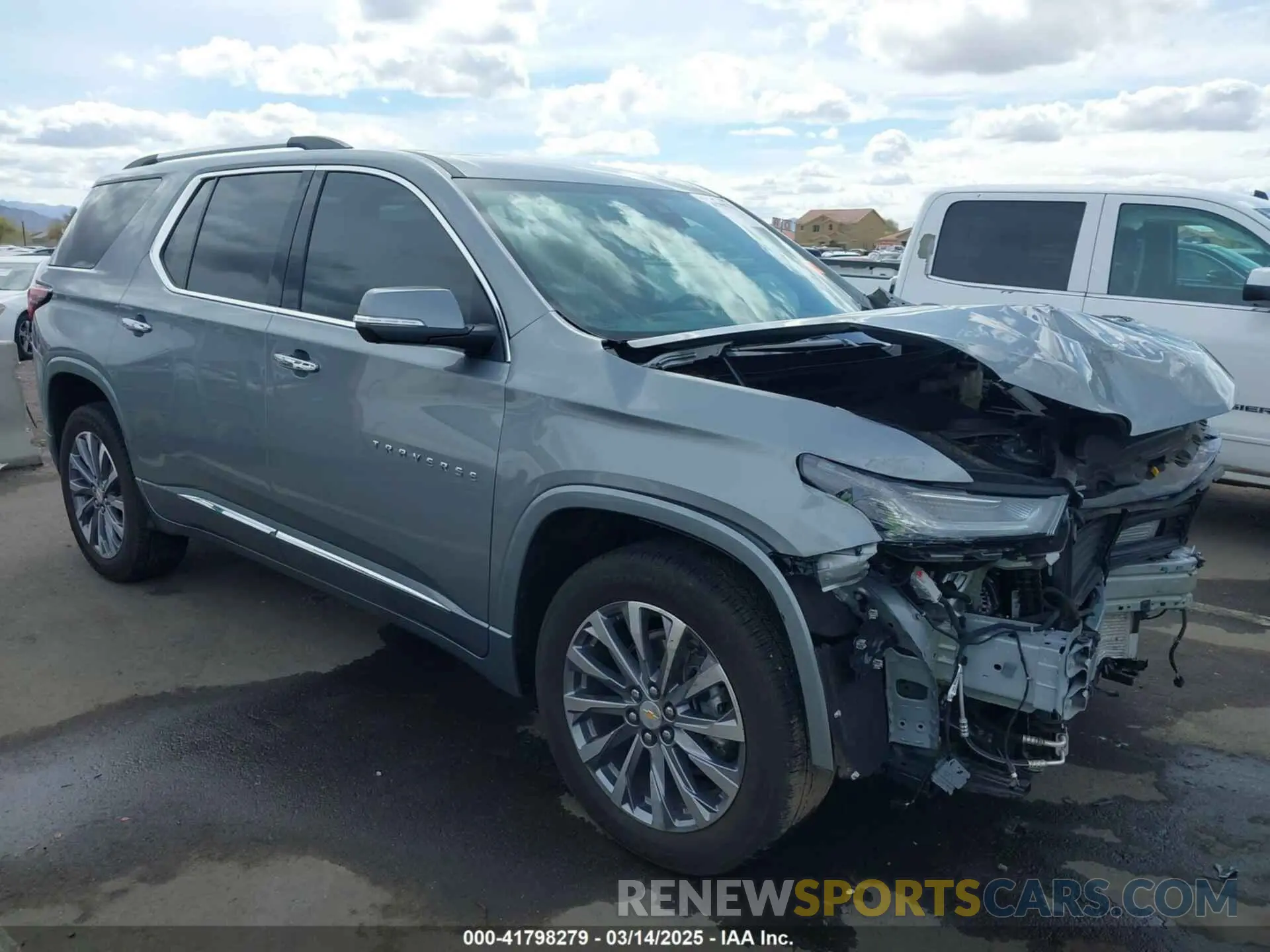 1 Фотография поврежденного автомобиля 1GNEVKKW6PJ287411 CHEVROLET TRAVERSE 2023