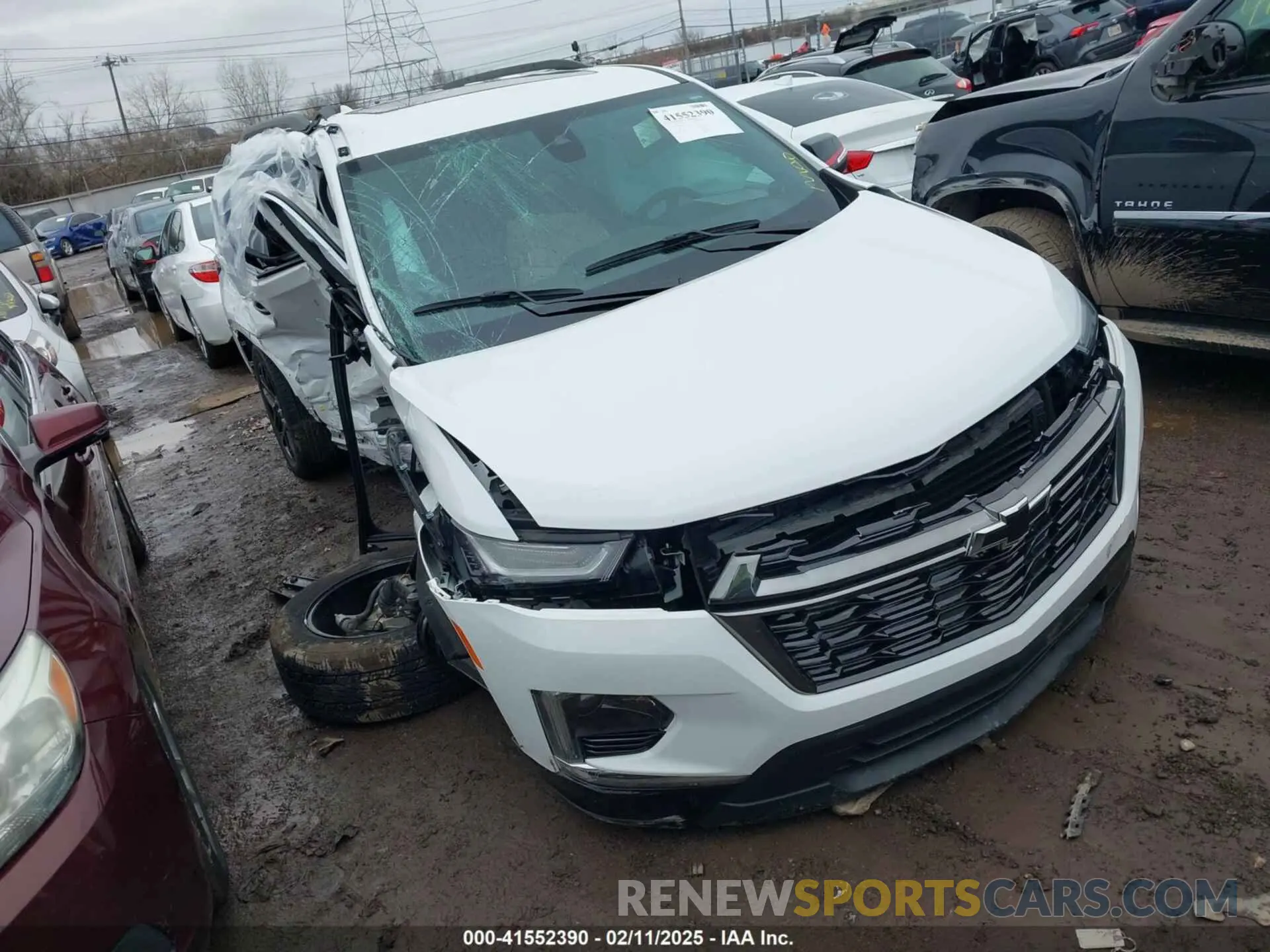 1 Photograph of a damaged car 1GNEVKKW6PJ314896 CHEVROLET TRAVERSE 2023