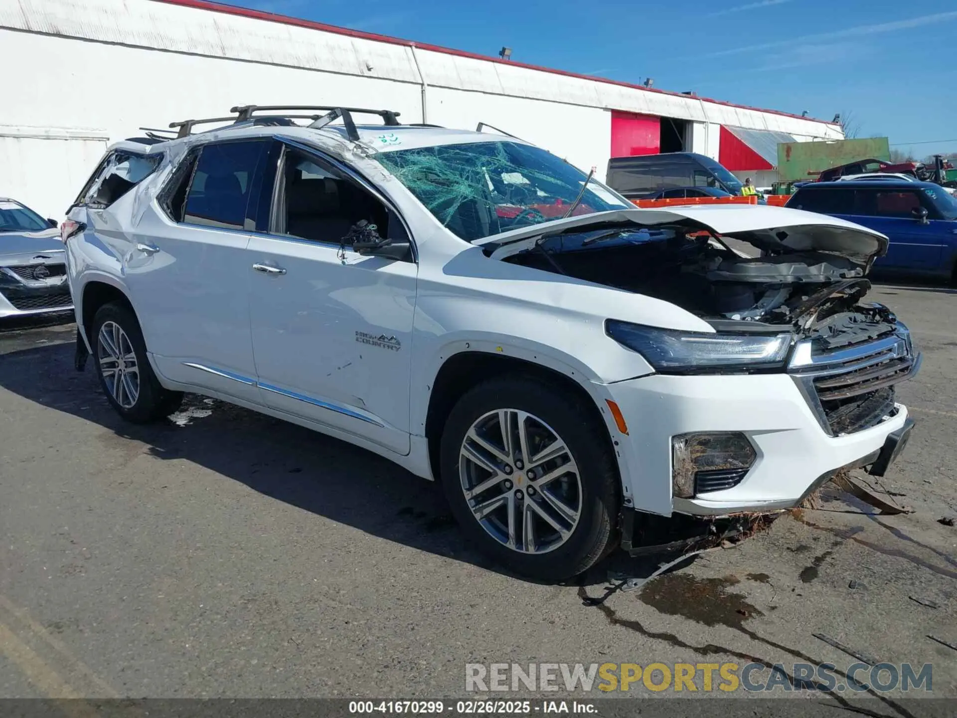 1 Фотография поврежденного автомобиля 1GNEVNKW8PJ315243 CHEVROLET TRAVERSE 2023