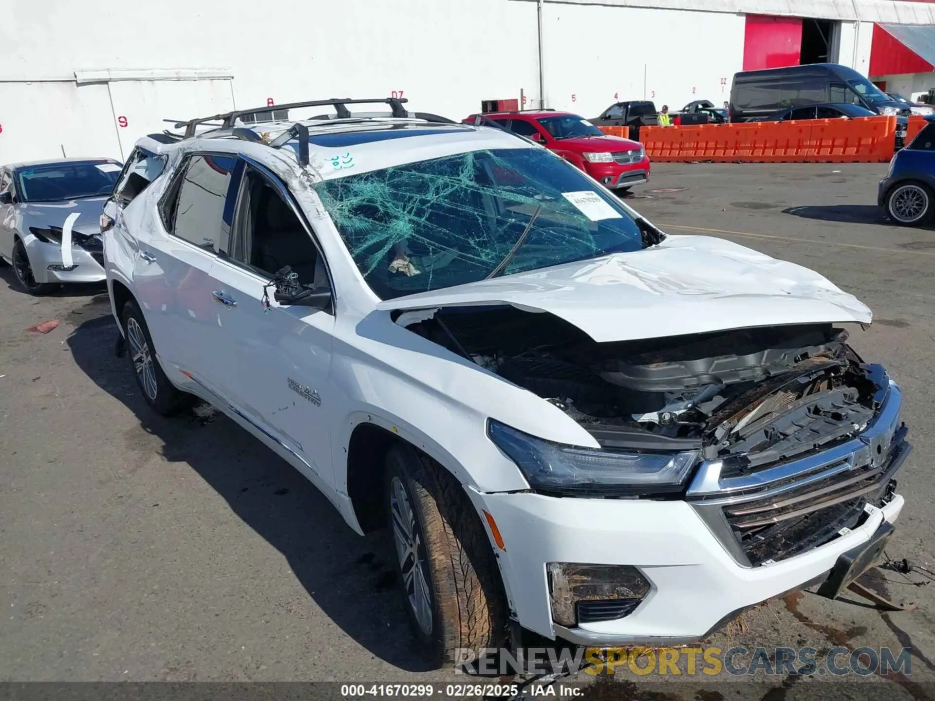 13 Фотография поврежденного автомобиля 1GNEVNKW8PJ315243 CHEVROLET TRAVERSE 2023