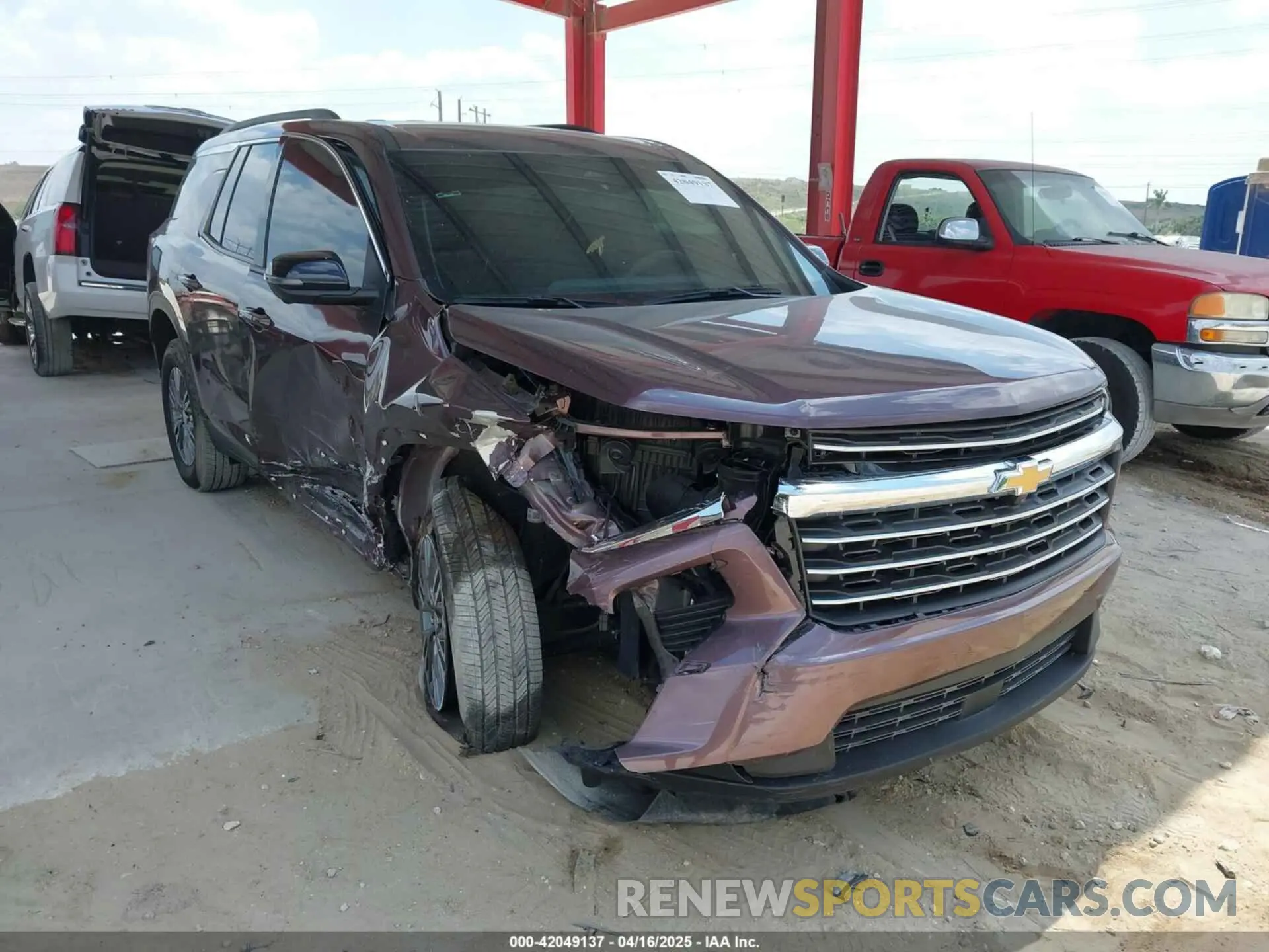 1 Фотография поврежденного автомобиля 1GNERGKS7RJ143173 CHEVROLET TRAVERSE 2024