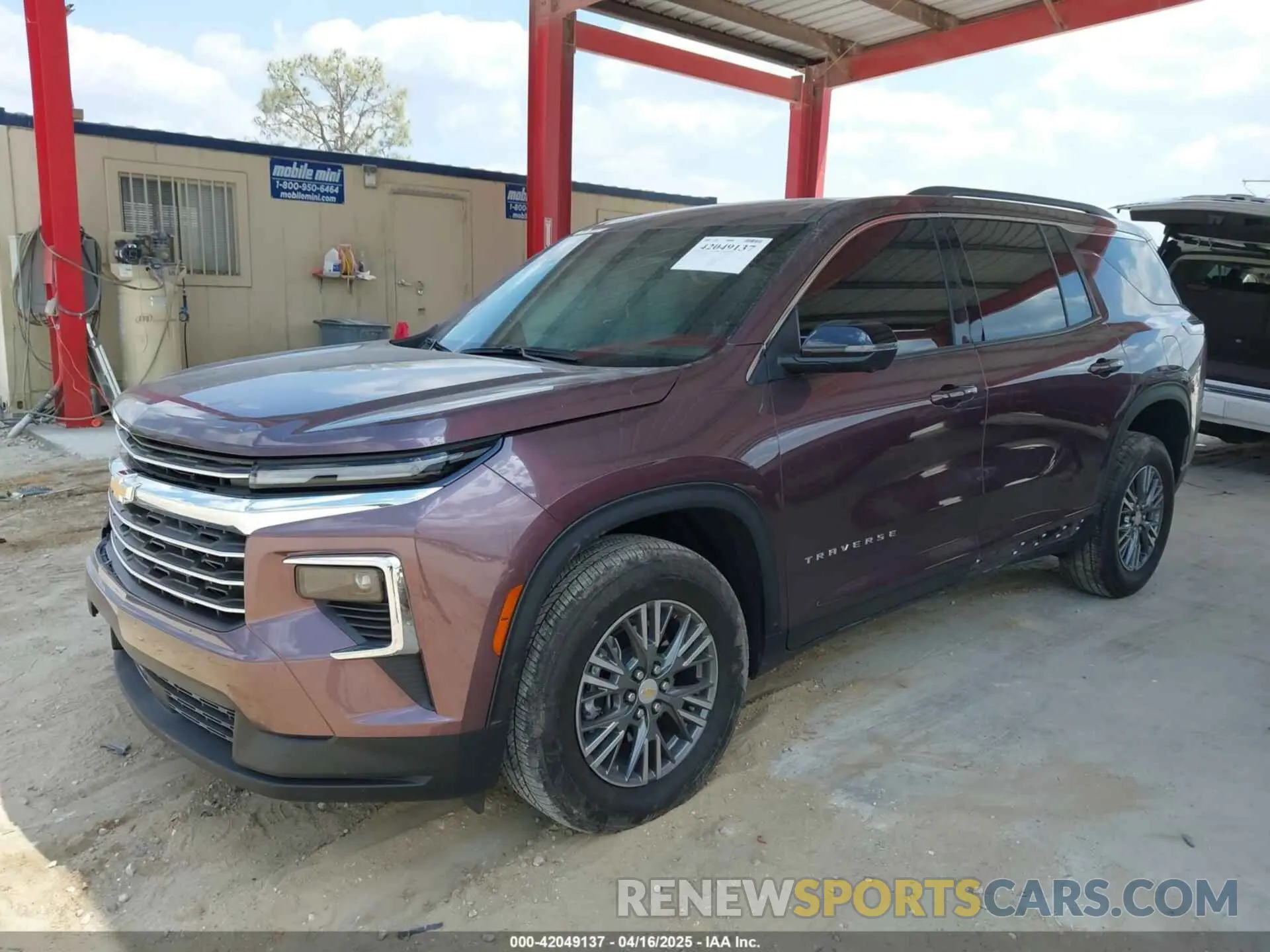 2 Фотография поврежденного автомобиля 1GNERGKS7RJ143173 CHEVROLET TRAVERSE 2024