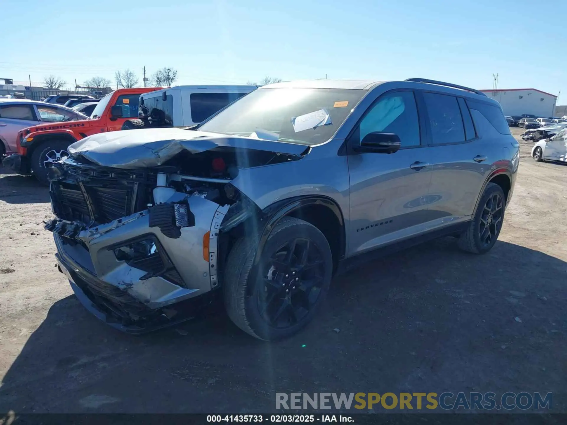 2 Photograph of a damaged car 1GNERLKS7RJ245971 CHEVROLET TRAVERSE 2024