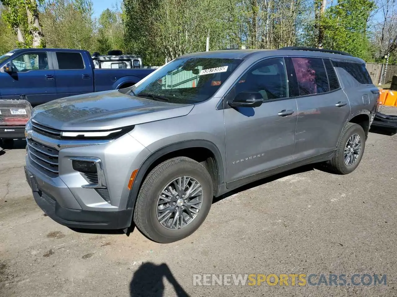 1 Photograph of a damaged car 1GNEVGKS5RJ189421 CHEVROLET TRAVERSE 2024