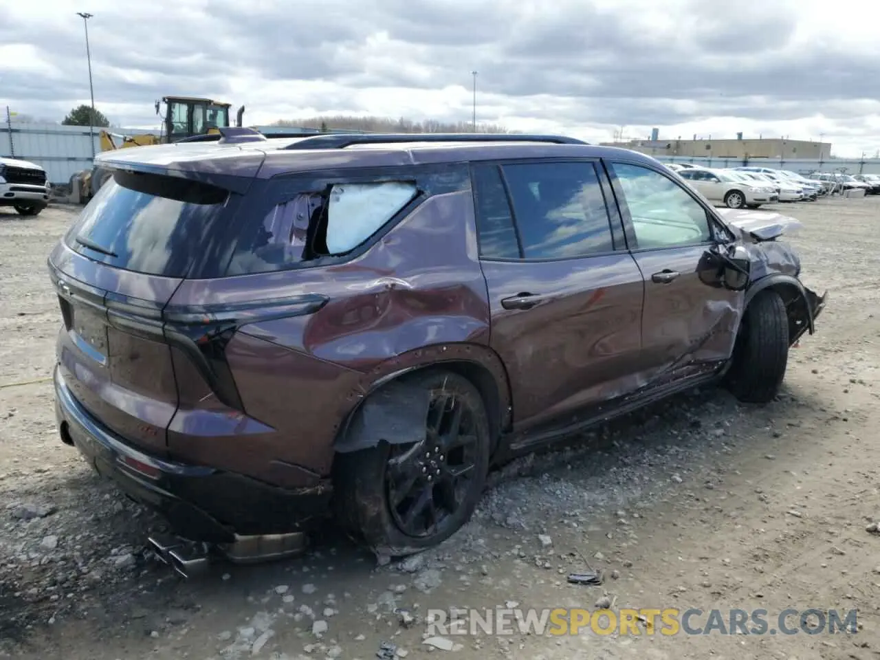3 Фотография поврежденного автомобиля 1GNEVLKS1RJ198674 CHEVROLET TRAVERSE 2024