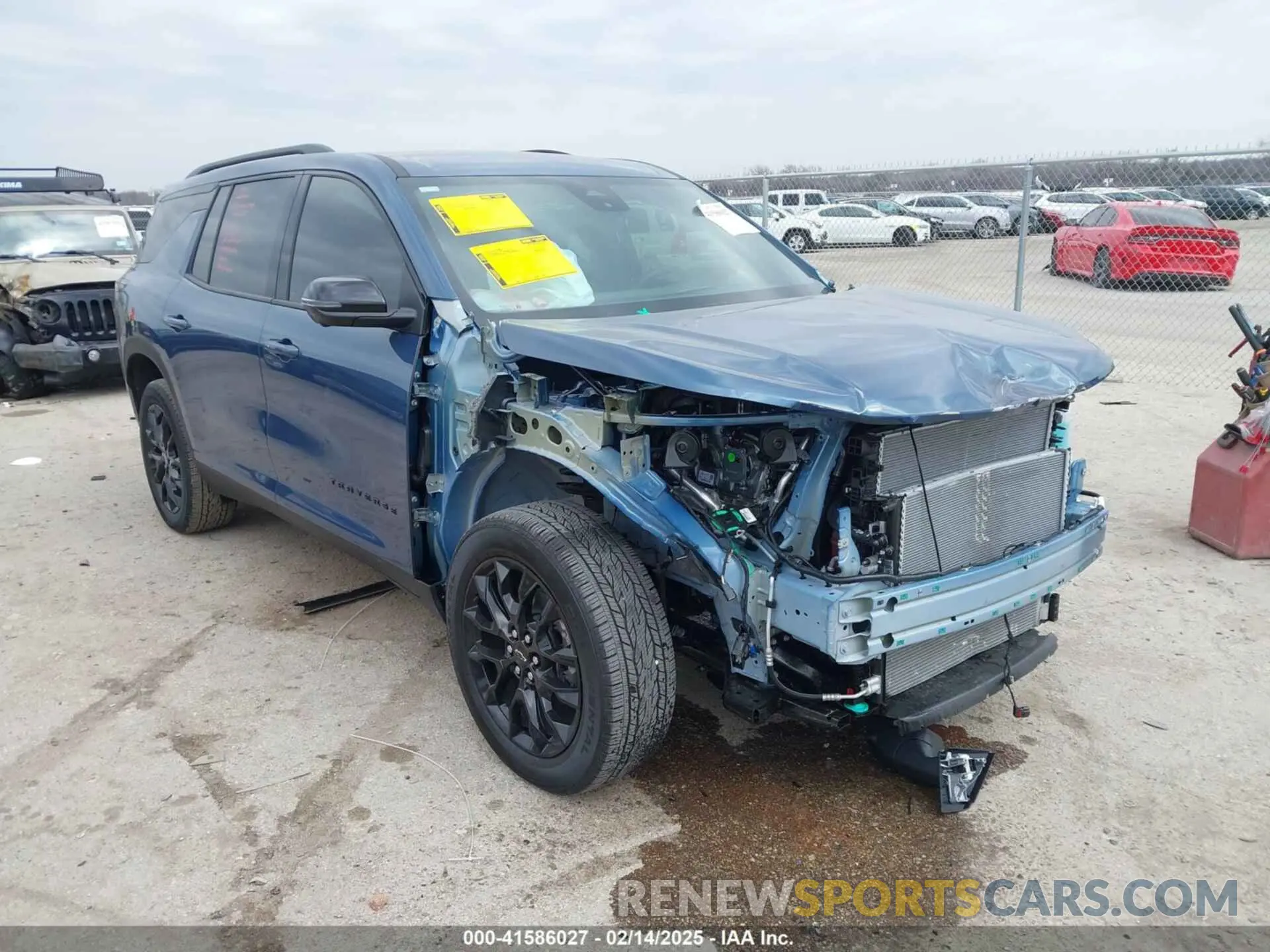 1 Photograph of a damaged car 1GNERGRS0SJ152731 CHEVROLET TRAVERSE 2025