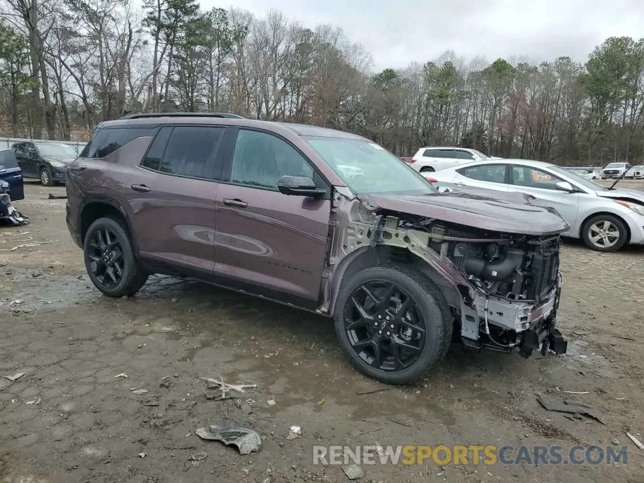 4 Photograph of a damaged car 1GNERLRS1SJ126566 CHEVROLET TRAVERSE 2025