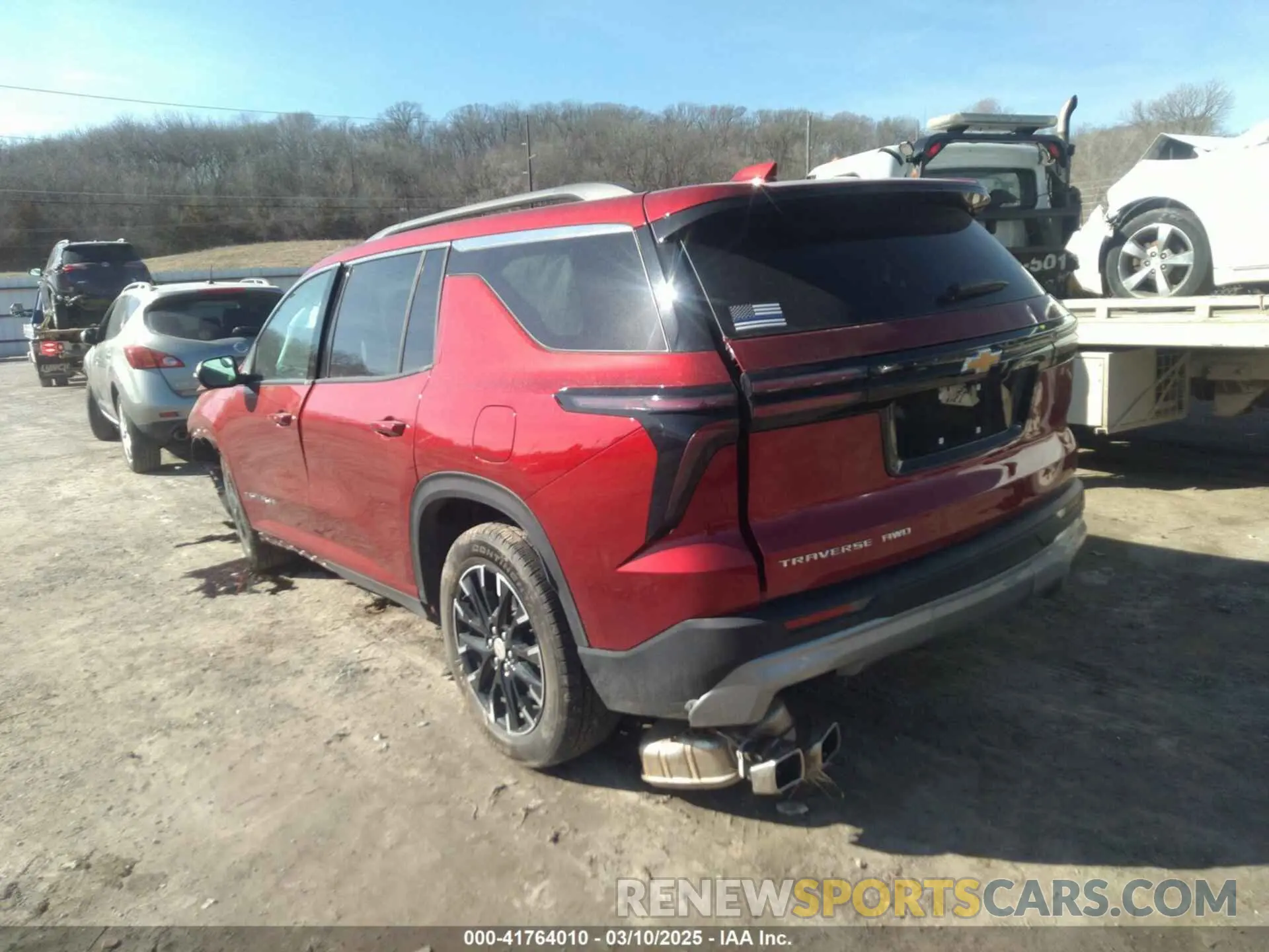 3 Photograph of a damaged car 1GNEVGRS8SJ157218 CHEVROLET TRAVERSE 2025