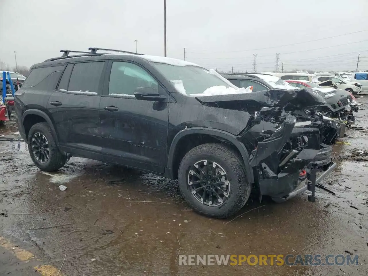 4 Фотография поврежденного автомобиля 1GNEVJRS9SJ180634 CHEVROLET TRAVERSE Z 2025