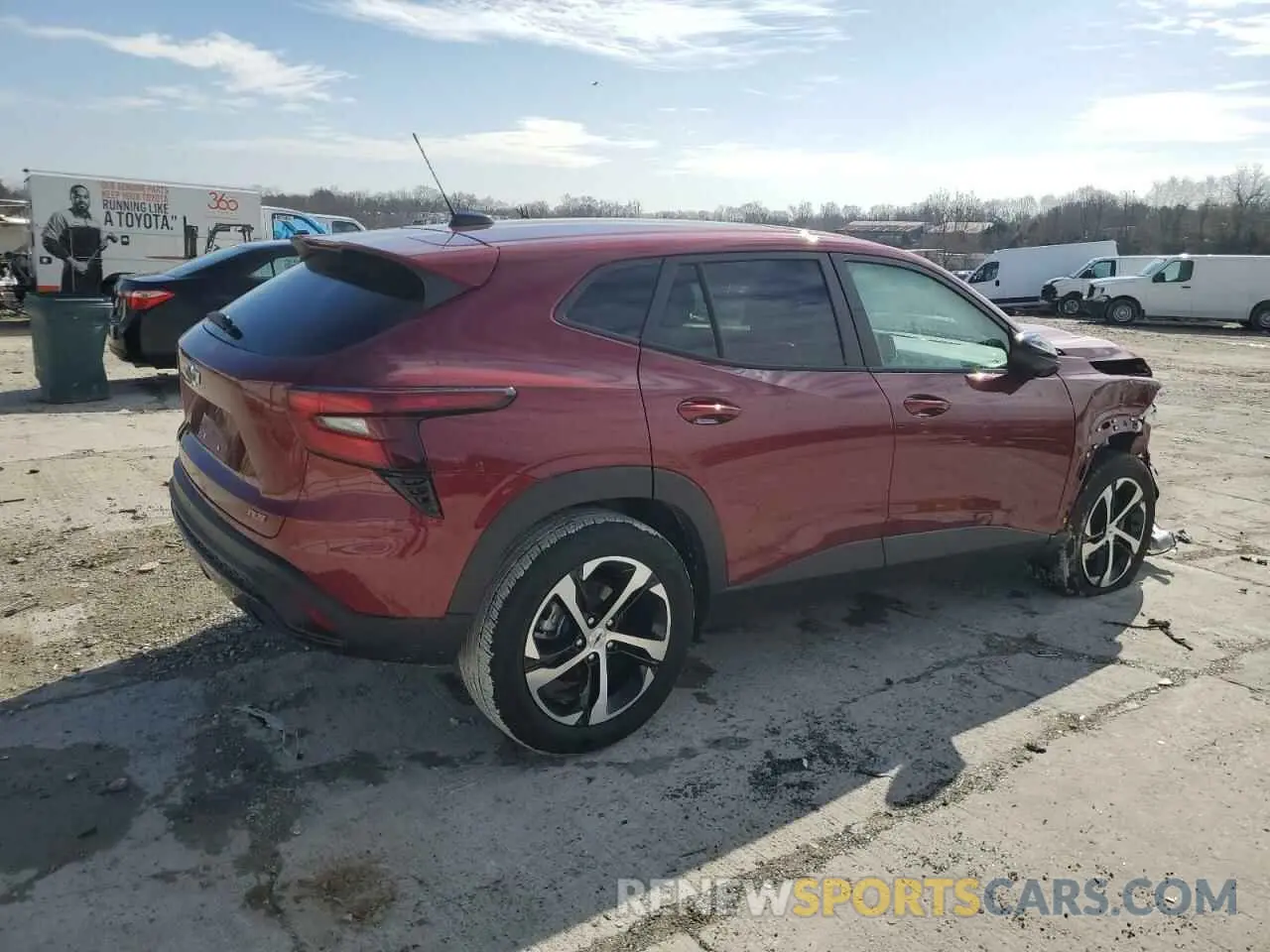 3 Фотография поврежденного автомобиля KL77LGE25RC131720 CHEVROLET TRAX 1RS 2024